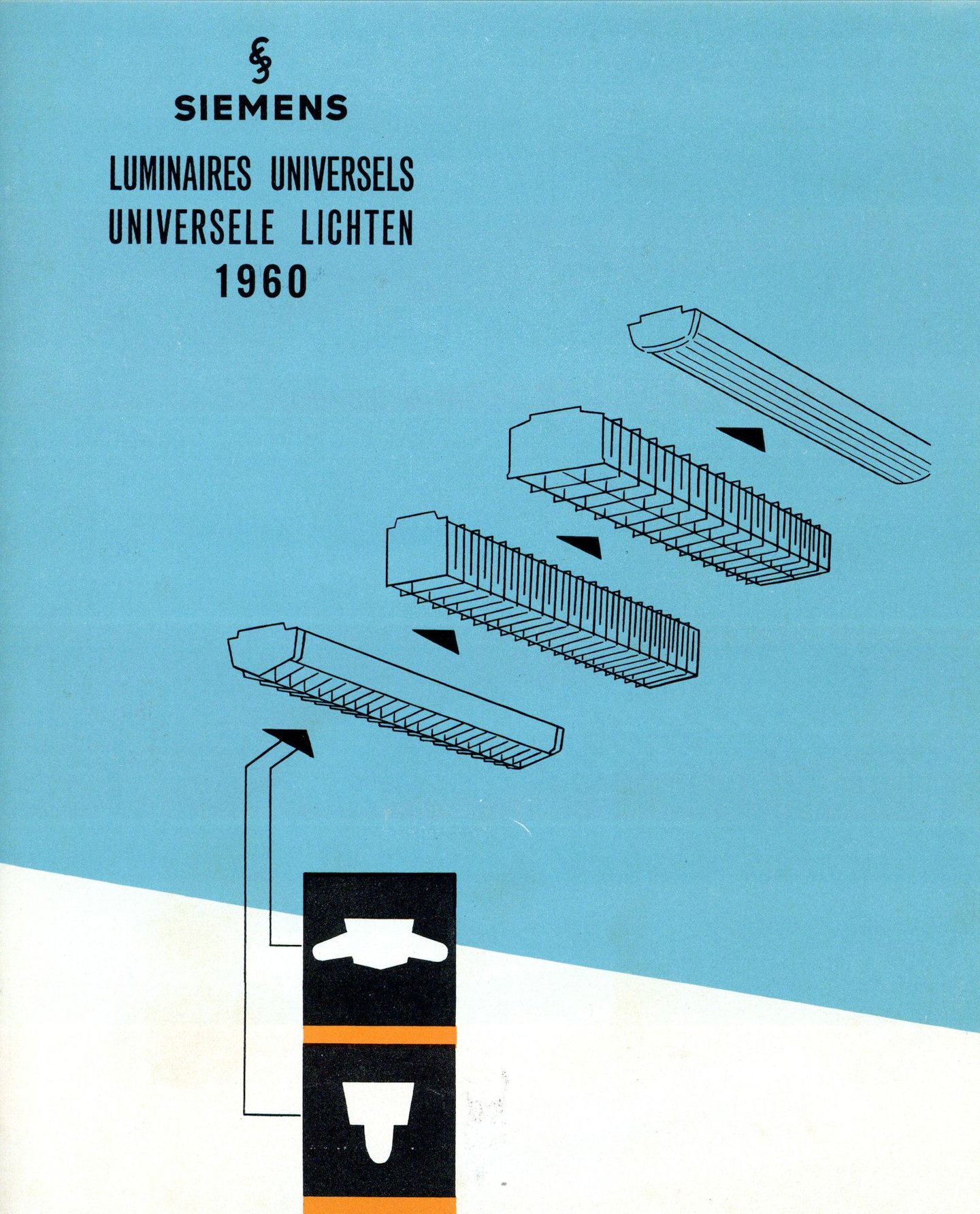 Siemens. Luminaires universels. Universele lichten. 1960