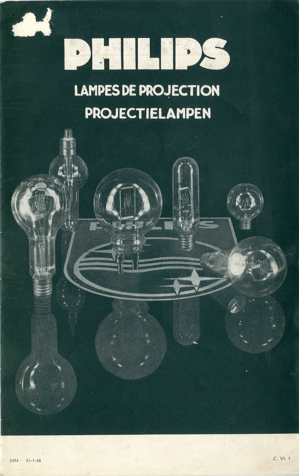 Philips, Lampes de projection. Projectielampen