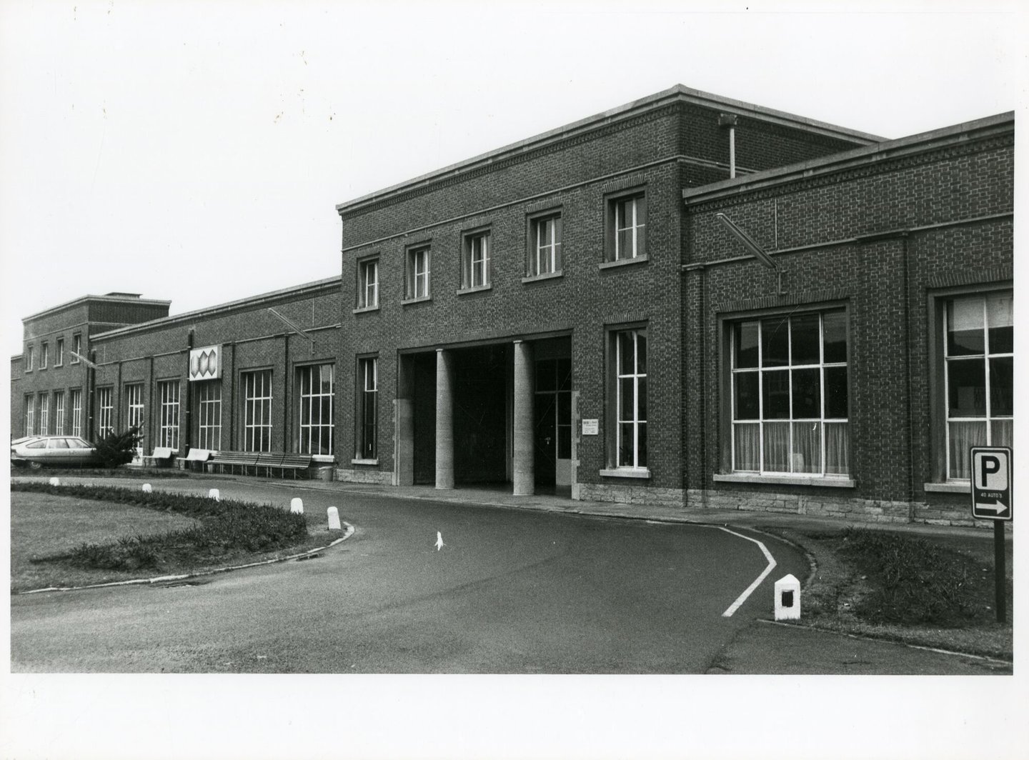 Buitenzicht van textielfabriek UCO Braun in Gent