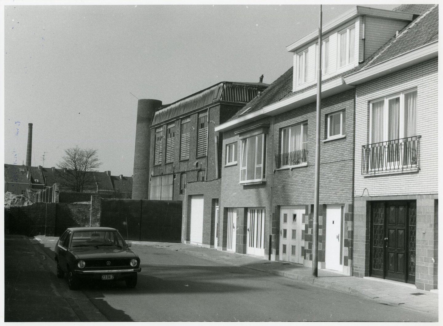 Buitenzicht van voormalige textielfabriek Fiévé-Tollenaere in Gent