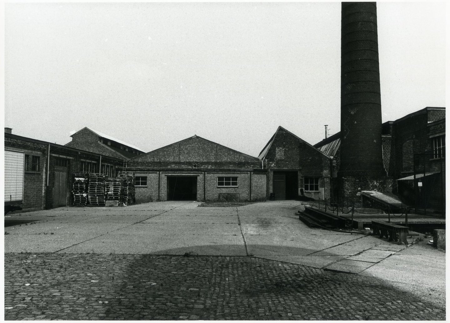 Buitenzicht van textielfabriek De Porre in Gent