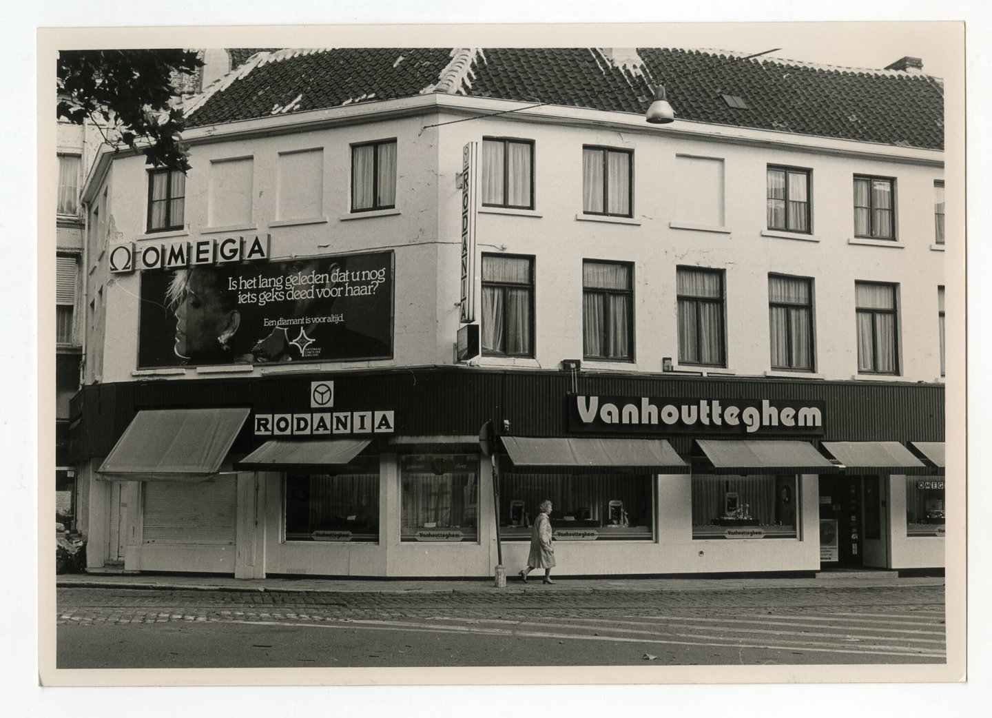 Etalage van juwelier Vanhoutteghem in Gent