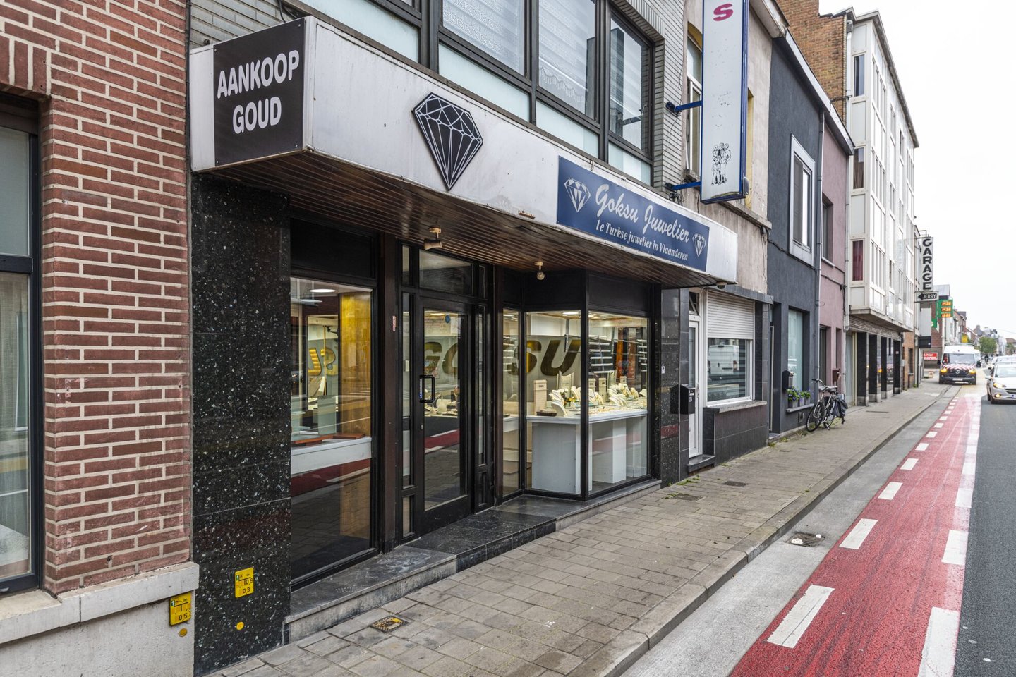 Etalage van juwelier Goksu in Gent