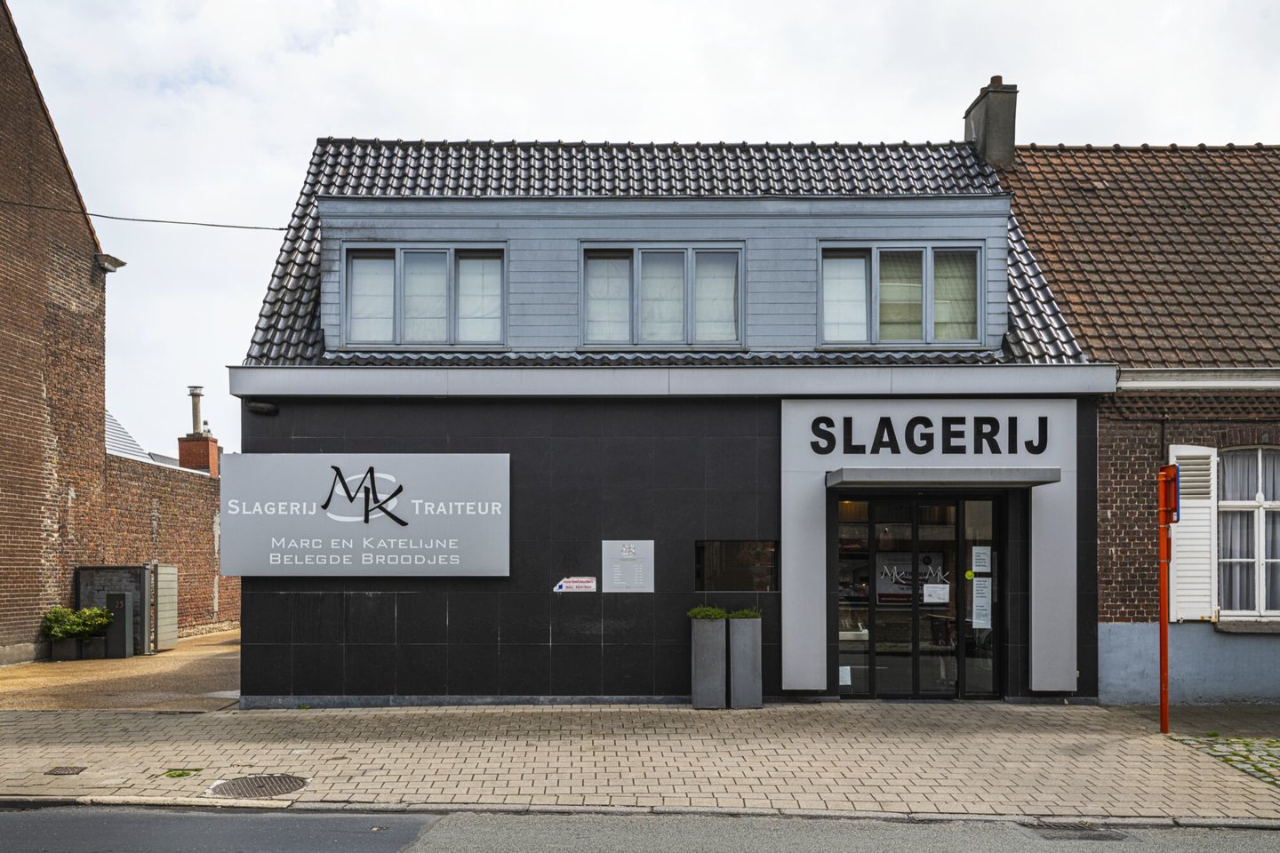 Etalage van beenhouwerij Marc en Katelijne in Gent