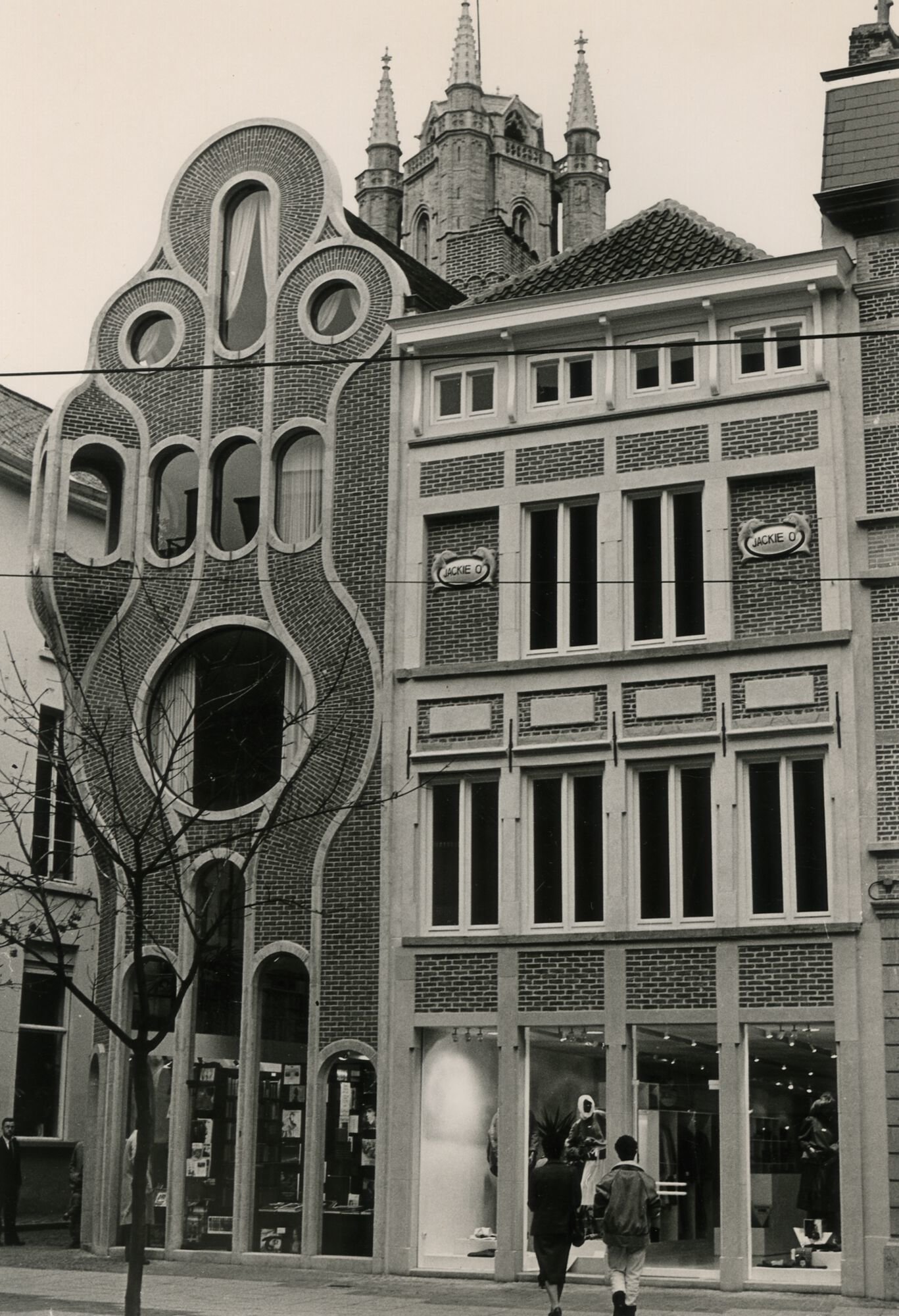 Etalage van een kledingwinkel in Gent