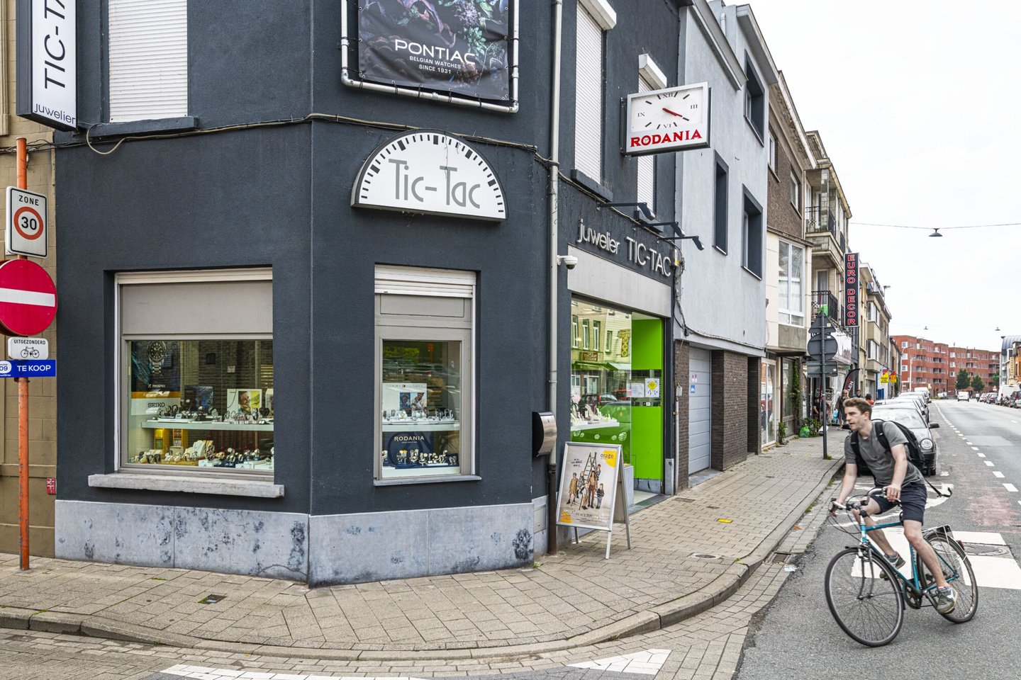 Etalage van juwelier Tic-Tac in Gent