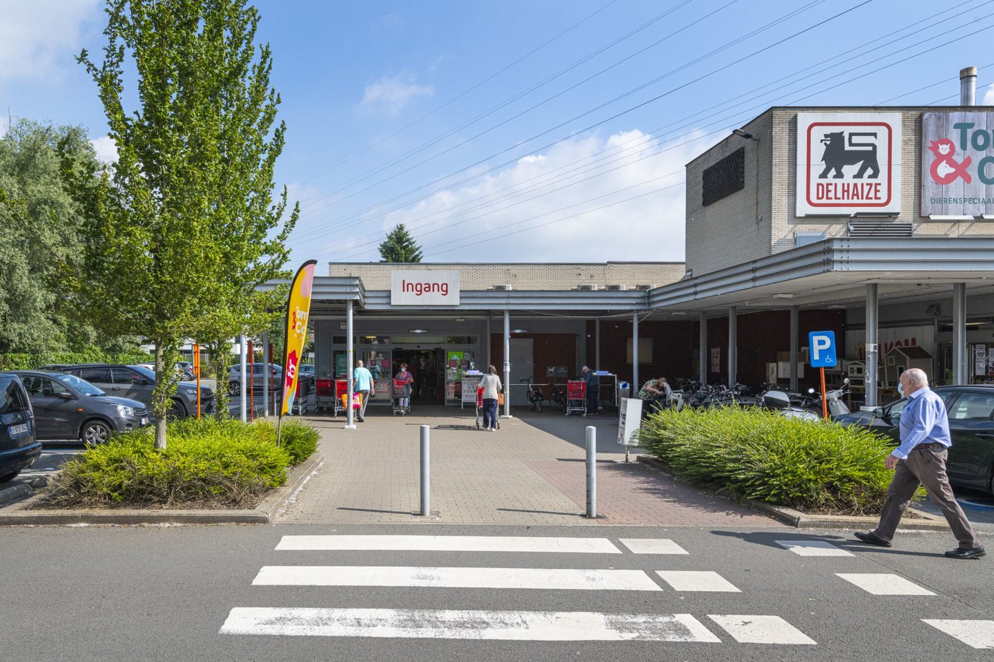 Delhaize supermarkt in Wondelgem