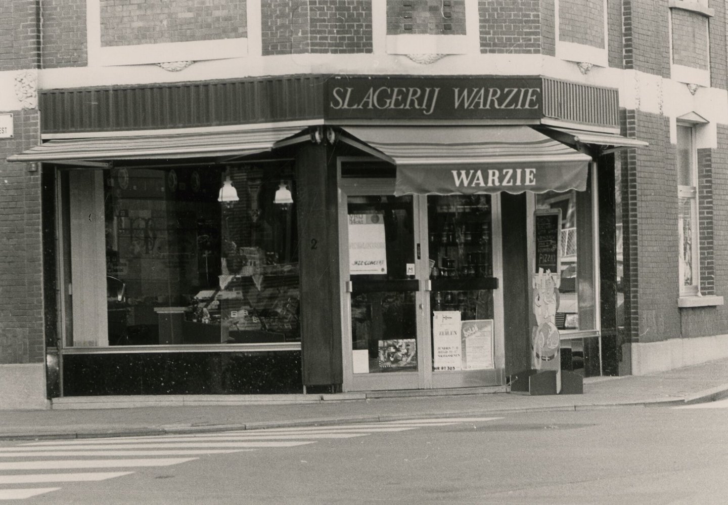 Etalage van beenhouwerij Warzie in Gent