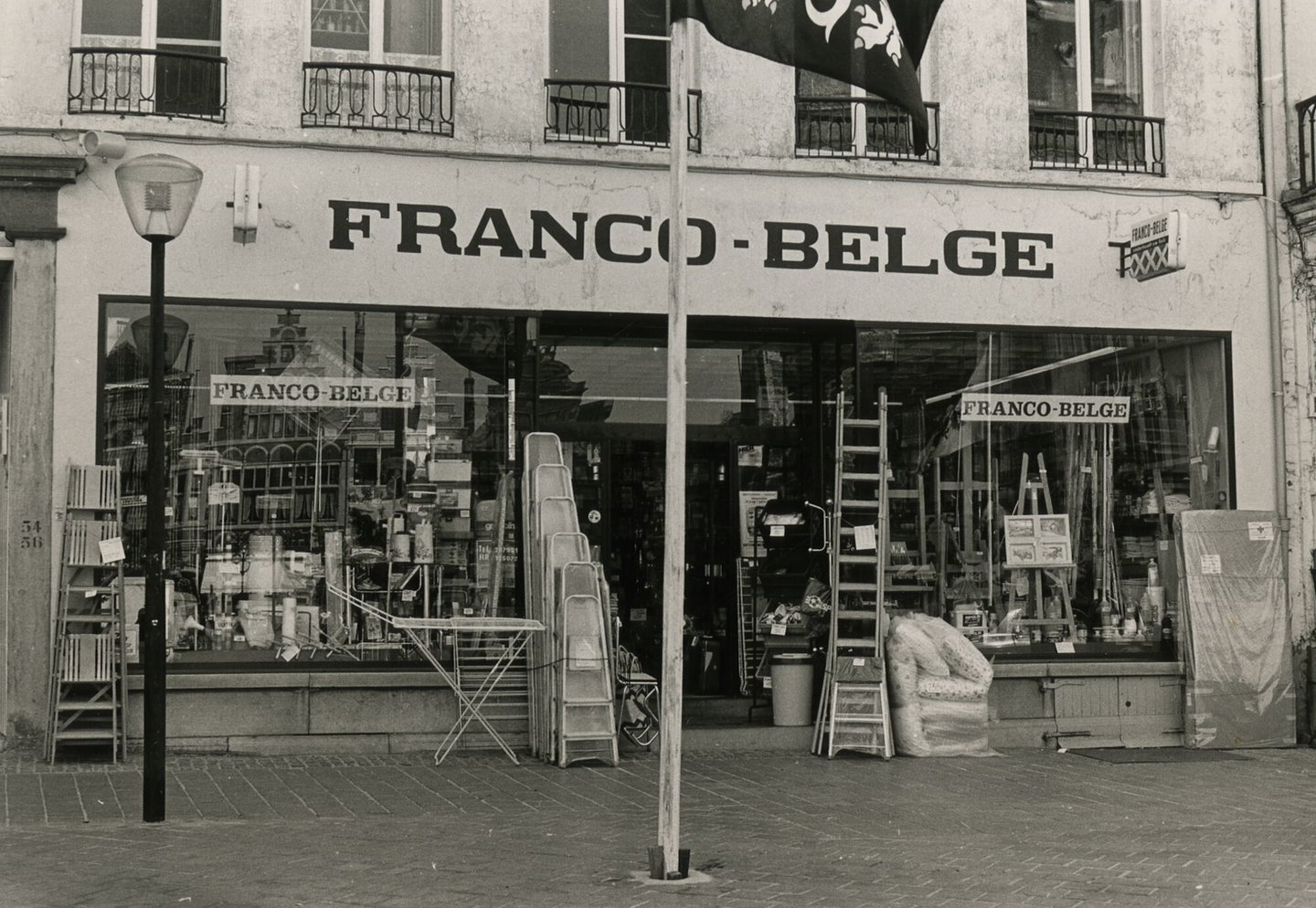 Etalage van Franco-Belge in Gent