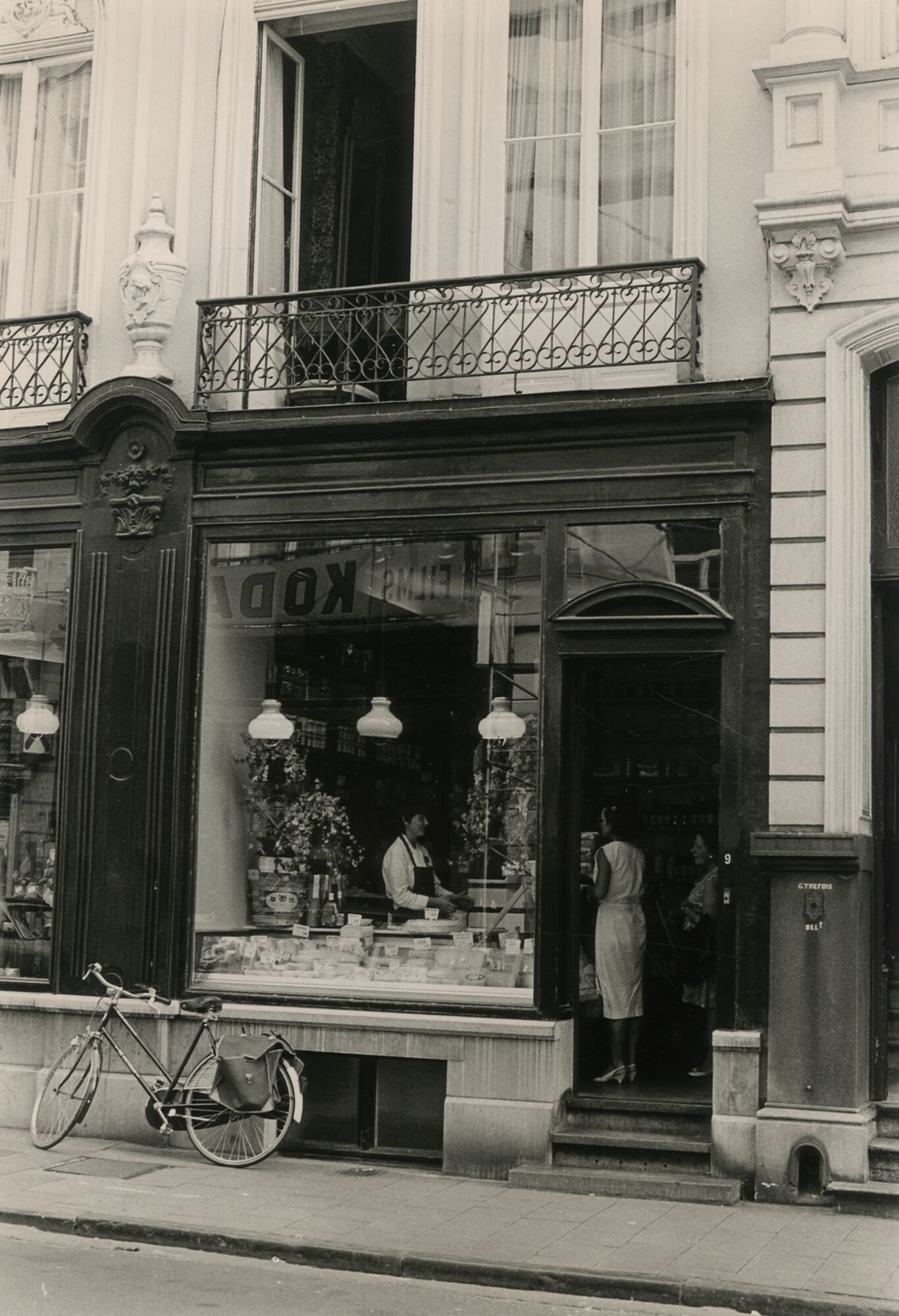 Etalage van kaaswinkel Peeters in Gent