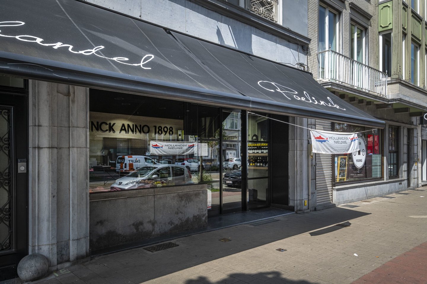 Etalage van vishandel Paelinck in Gent