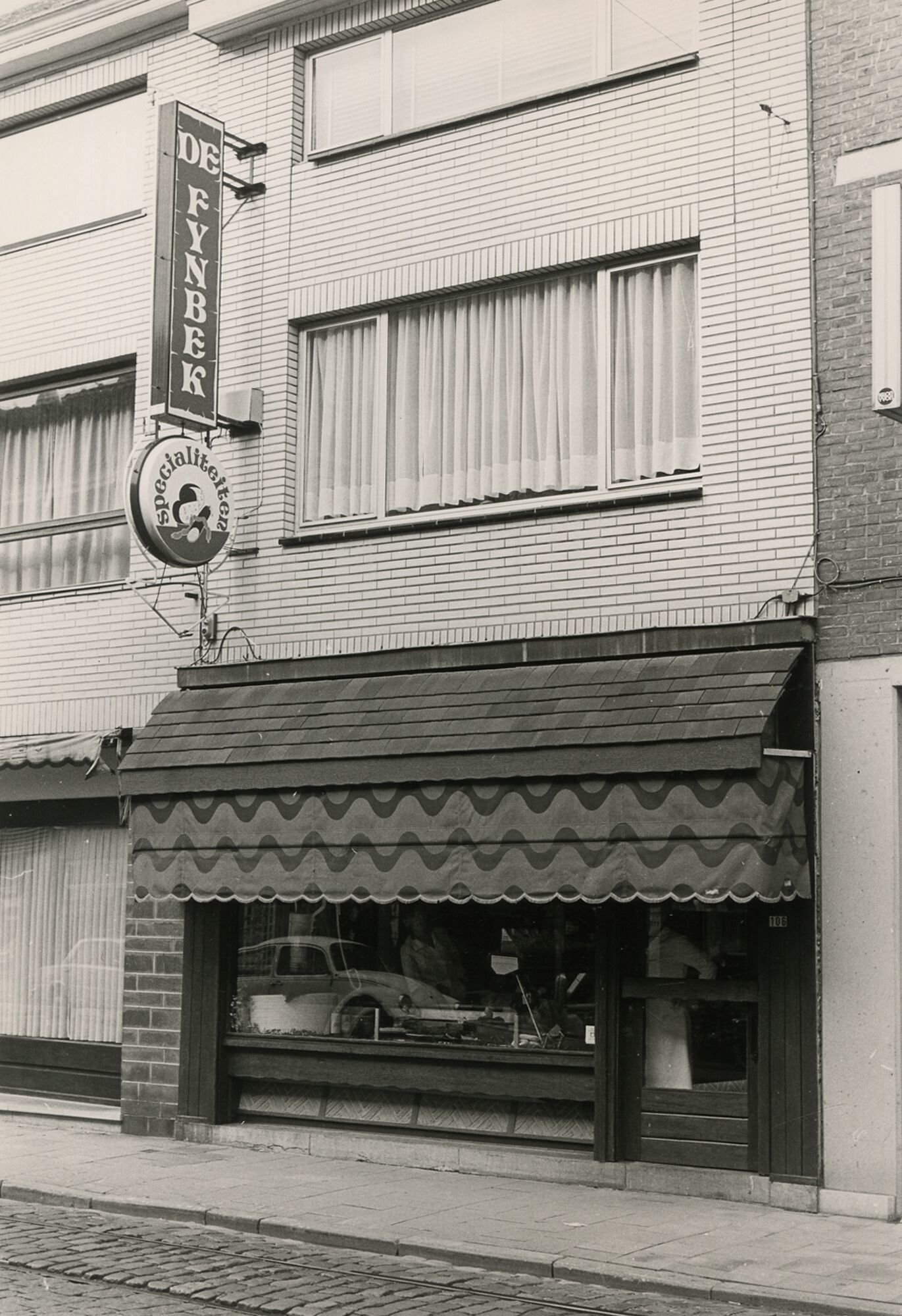 Etalage van beenhouwerij De Fynbek in Gent