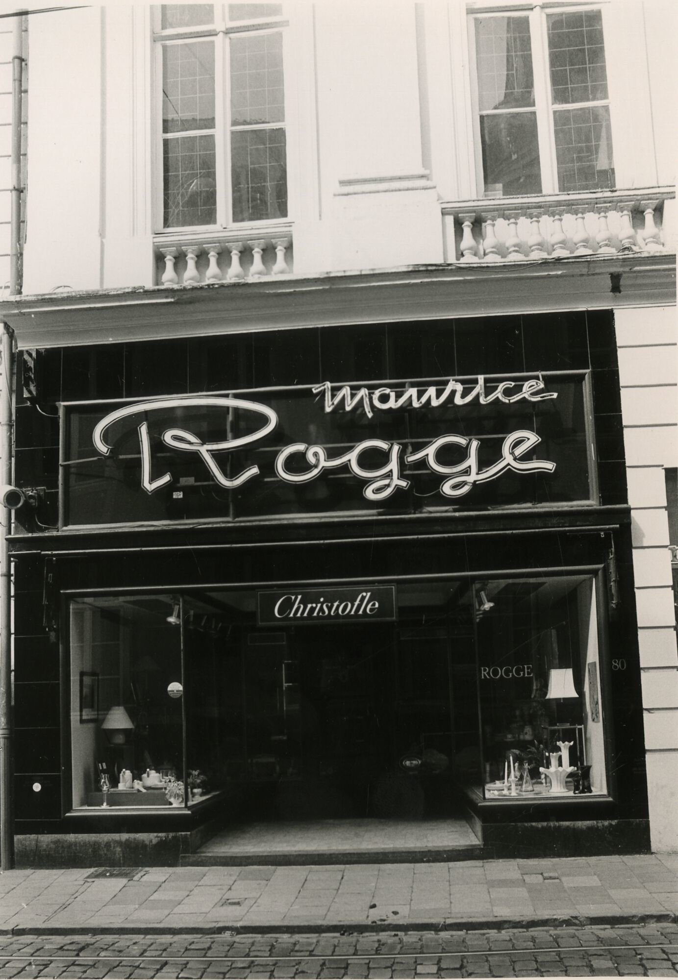 Etalage van woonwinkel Rogge in Gent