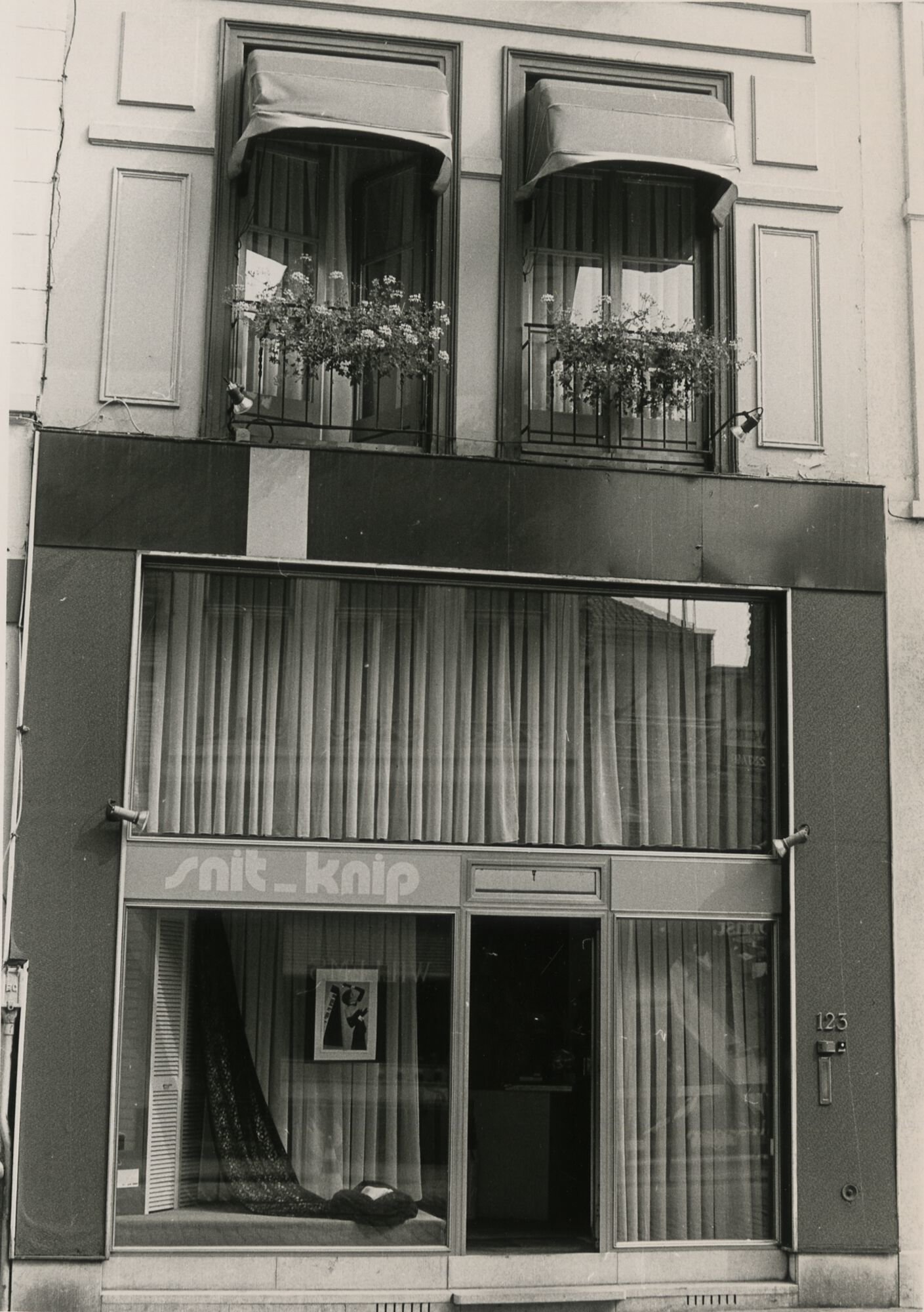 Etalage van Snit-Knip in Gent