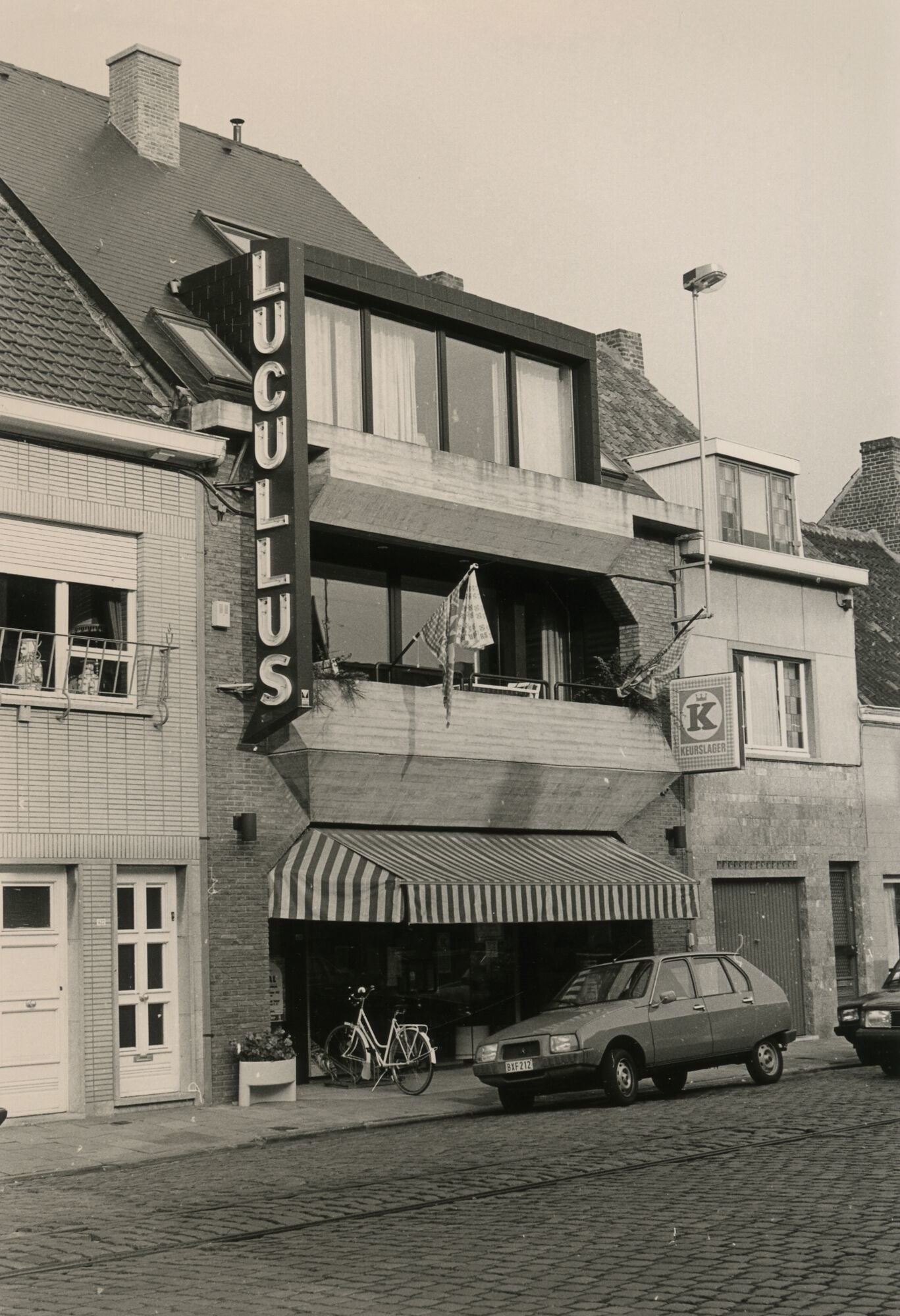 Etalage van beenhouwerij Lucullus in Gent