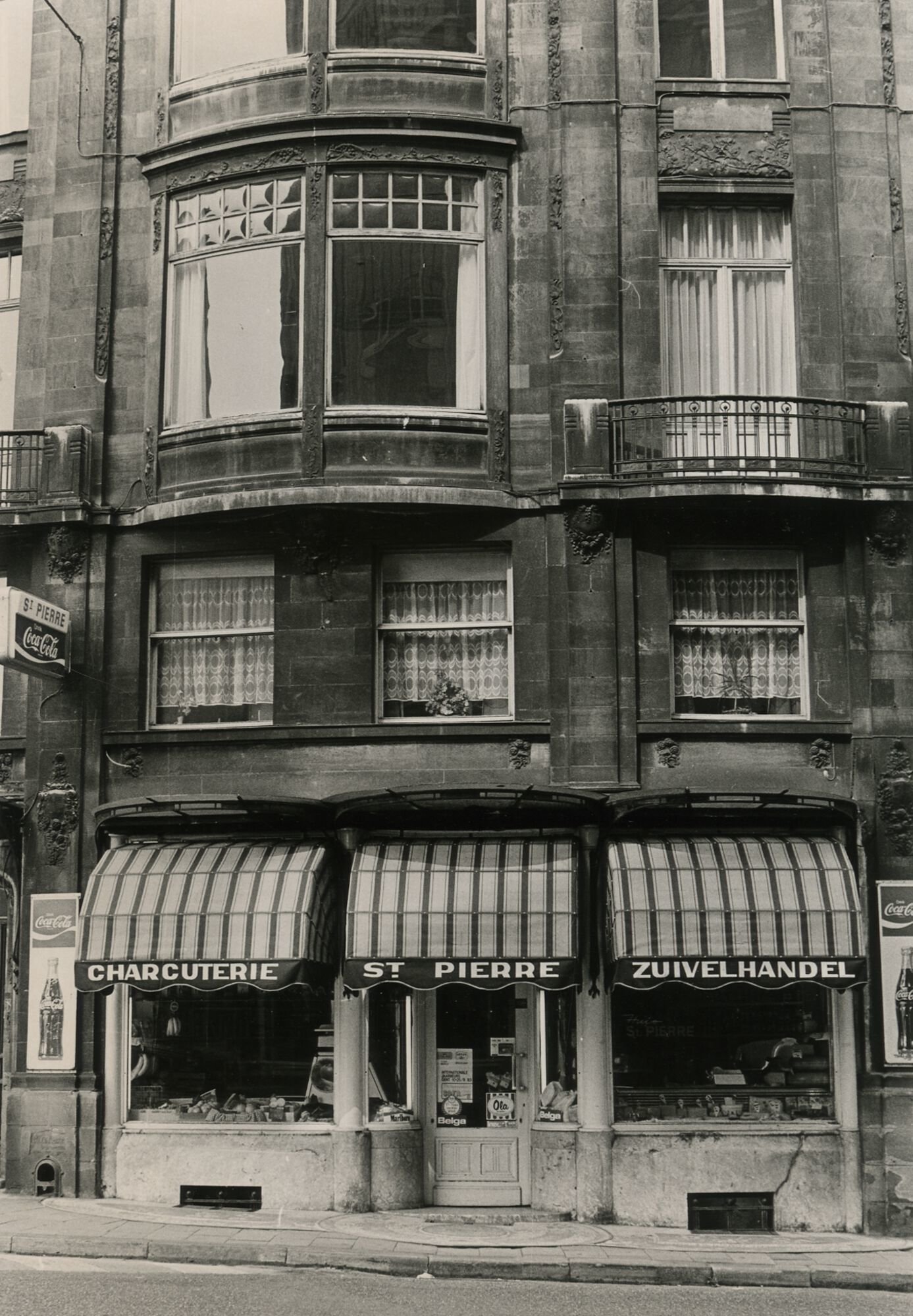 Etalage van kruidenier St-Pierre in Gent
