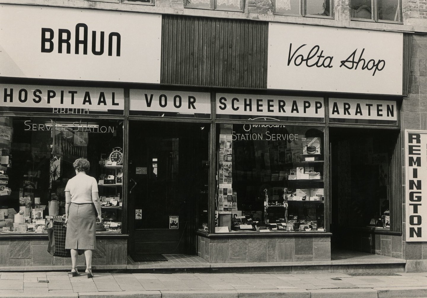 Etalage van Volta Shop in Gent