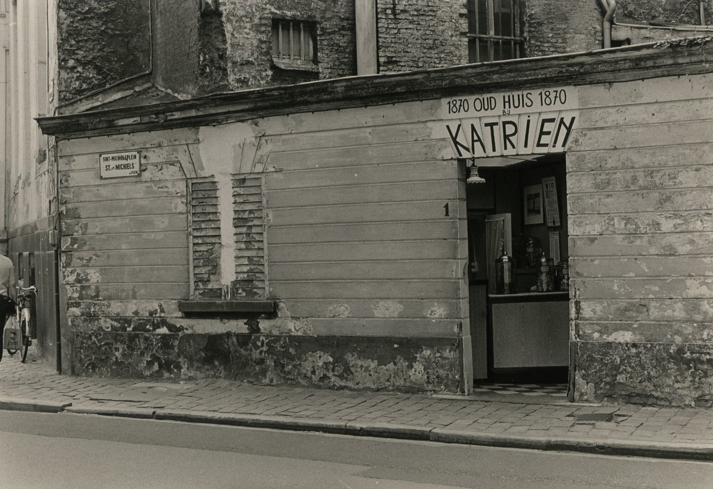 Gevel van snoepwinkel Katrien in Gent