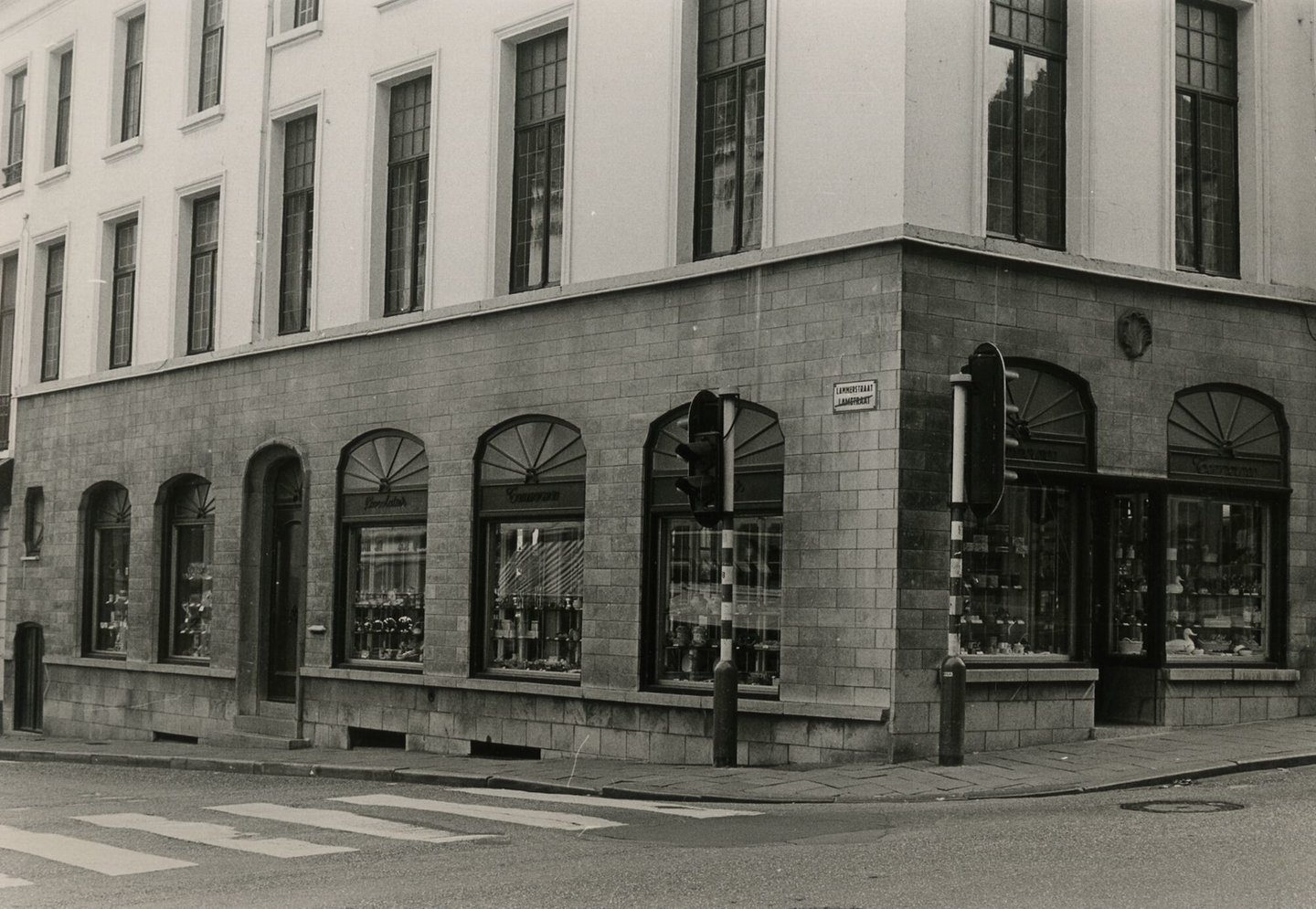 Etalage van snoepwinkel Temmerman in Gent