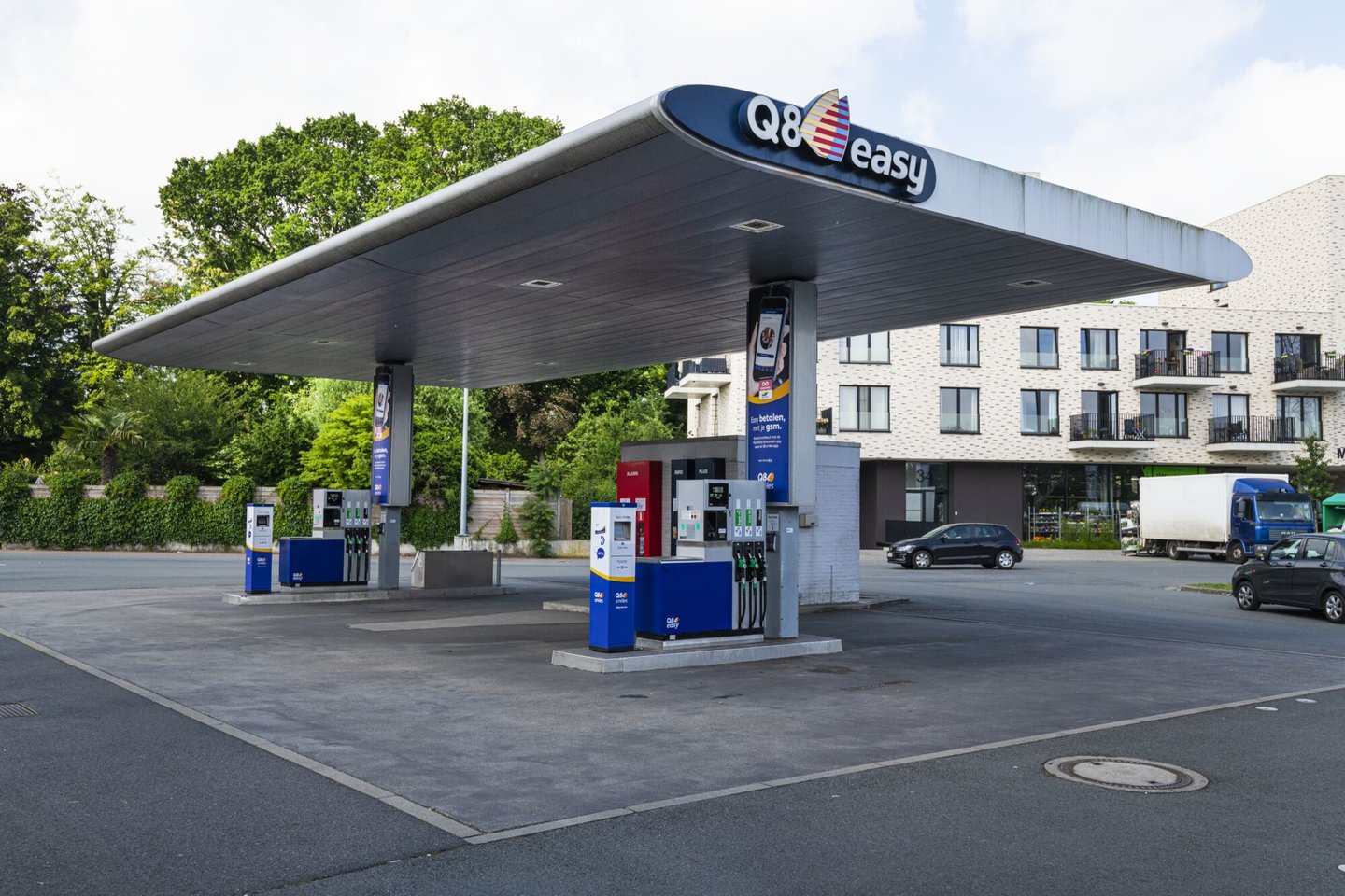 Tankstation Q8 in Gent Wondelgem