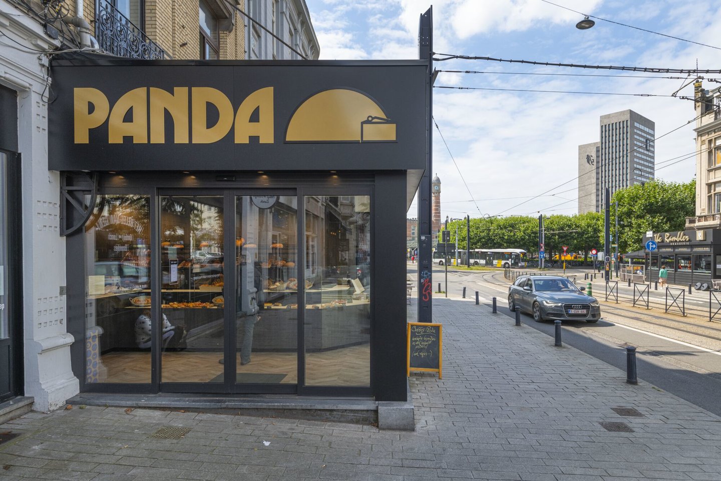 Etalage van bakkerij Panda in Gent