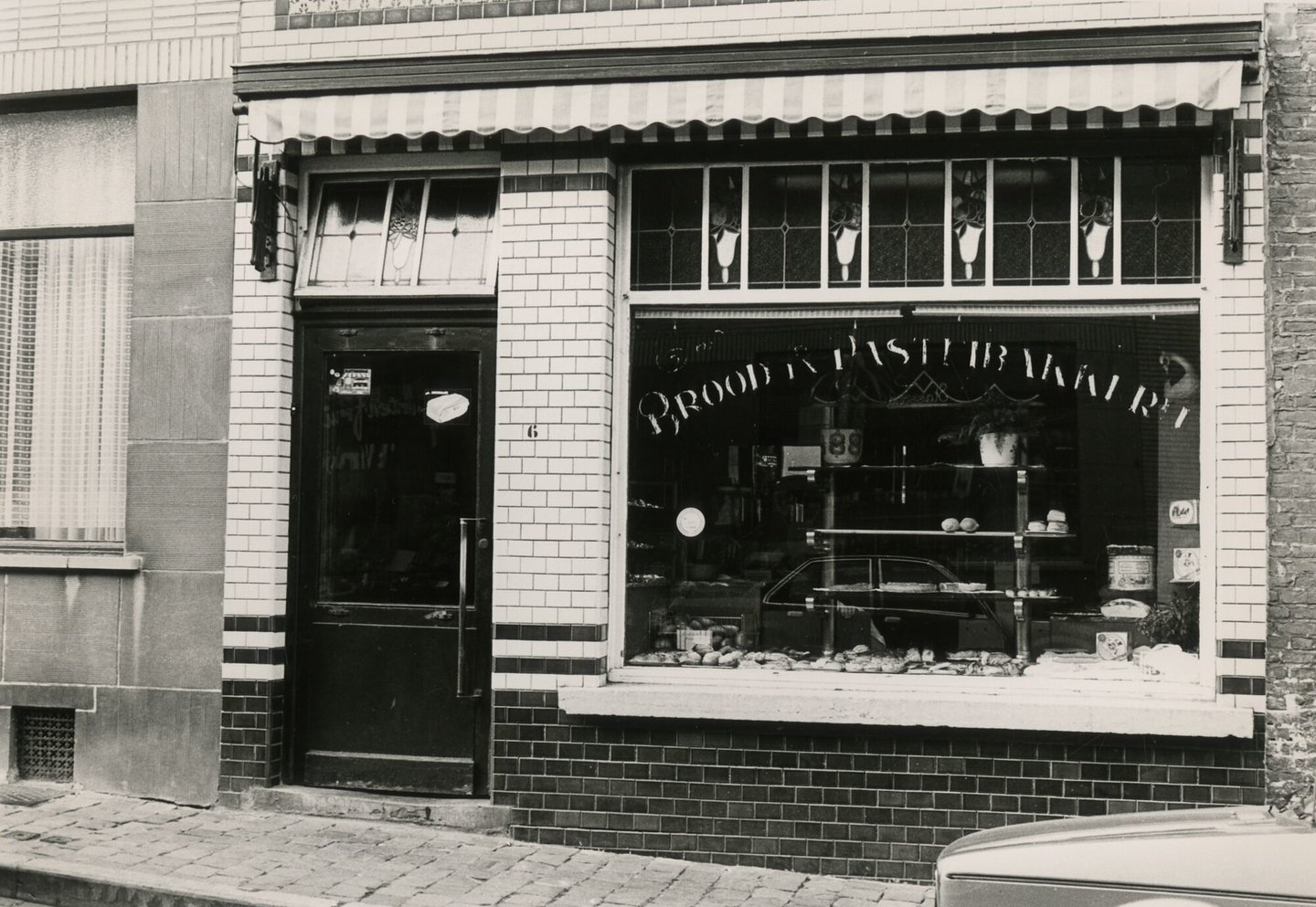 Etalage van een bakkerij in Gent