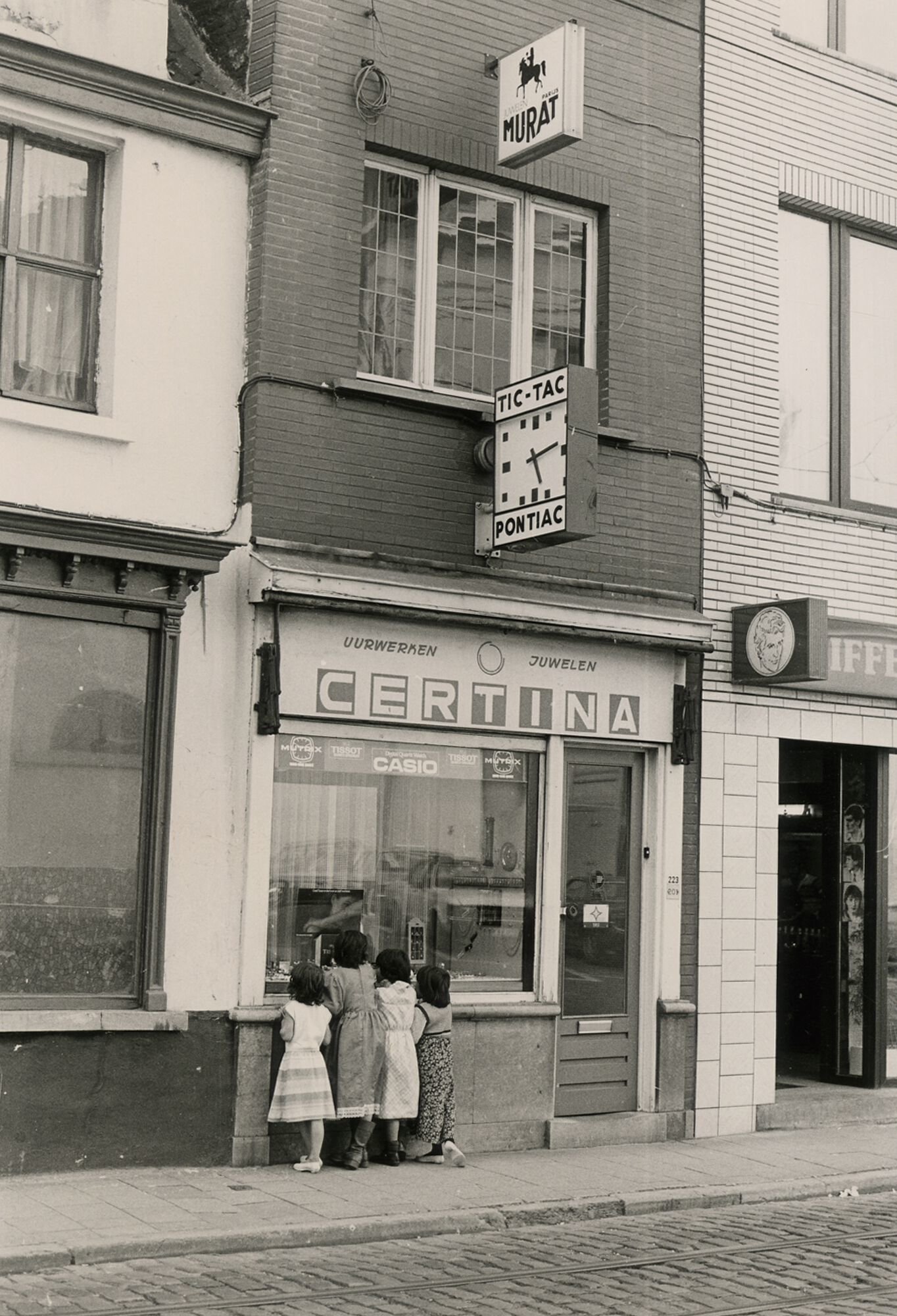 Etalage van een juwelier in Gent