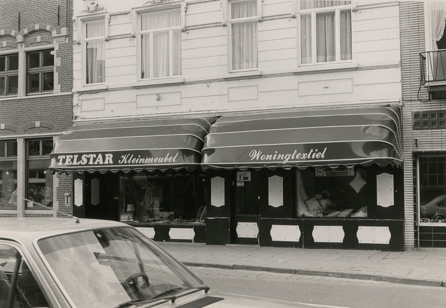 Etalage van woonwinkel Telstar in Gent