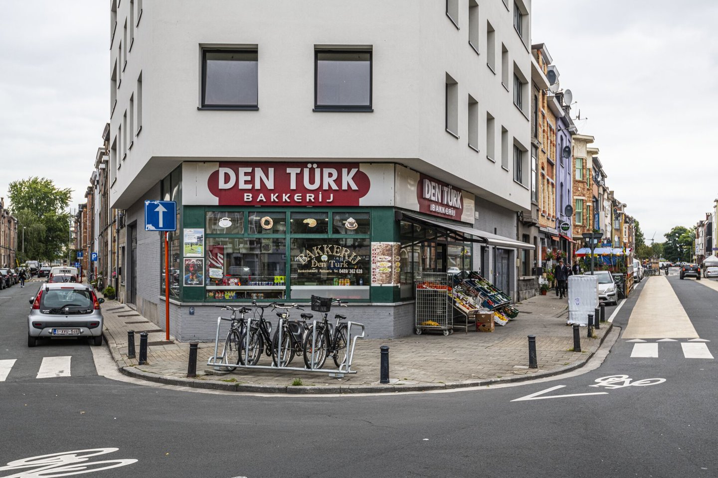 Etalage van bakkerij Den Türk in Gent