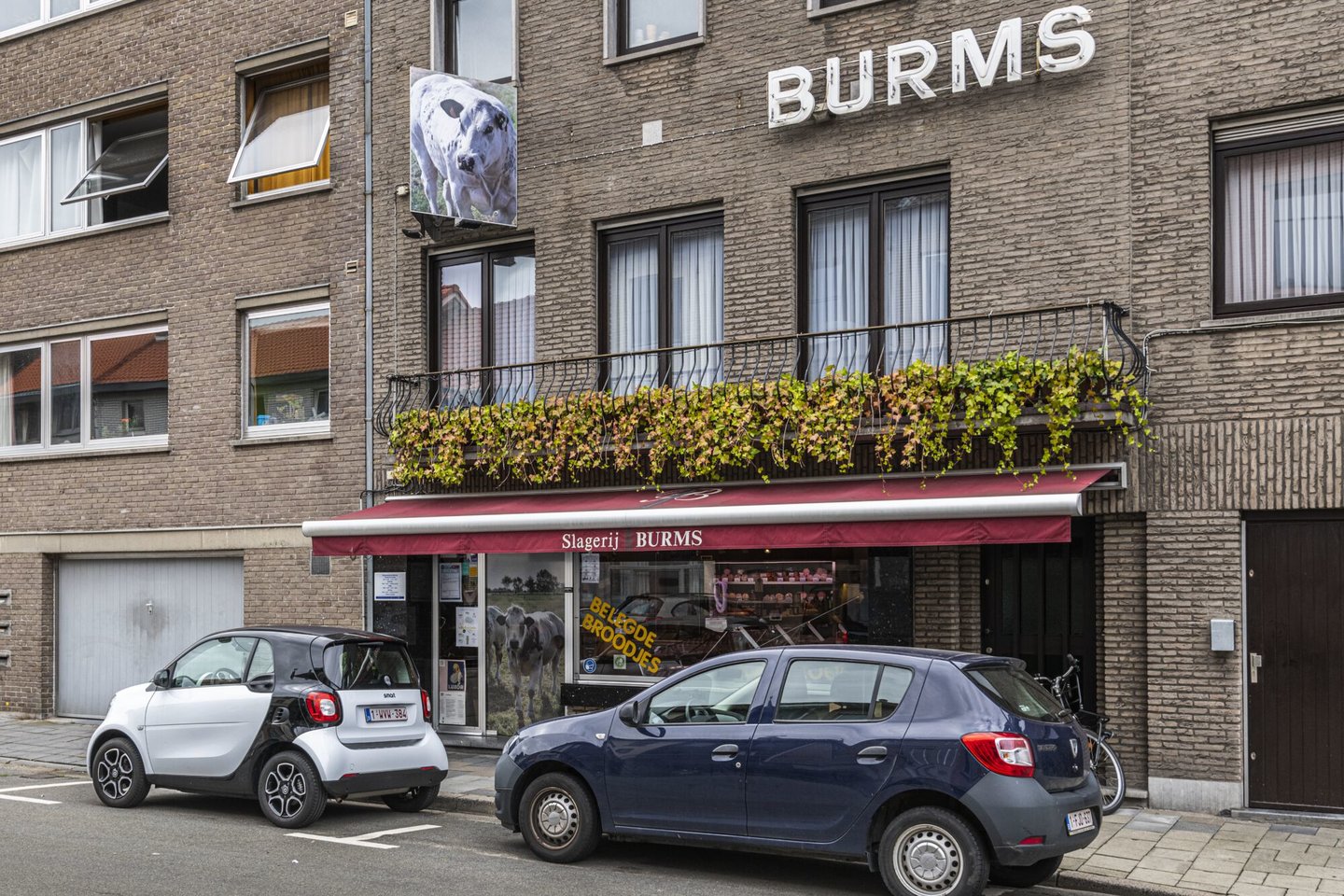Etalage van beenhouwerij Burms in Gent