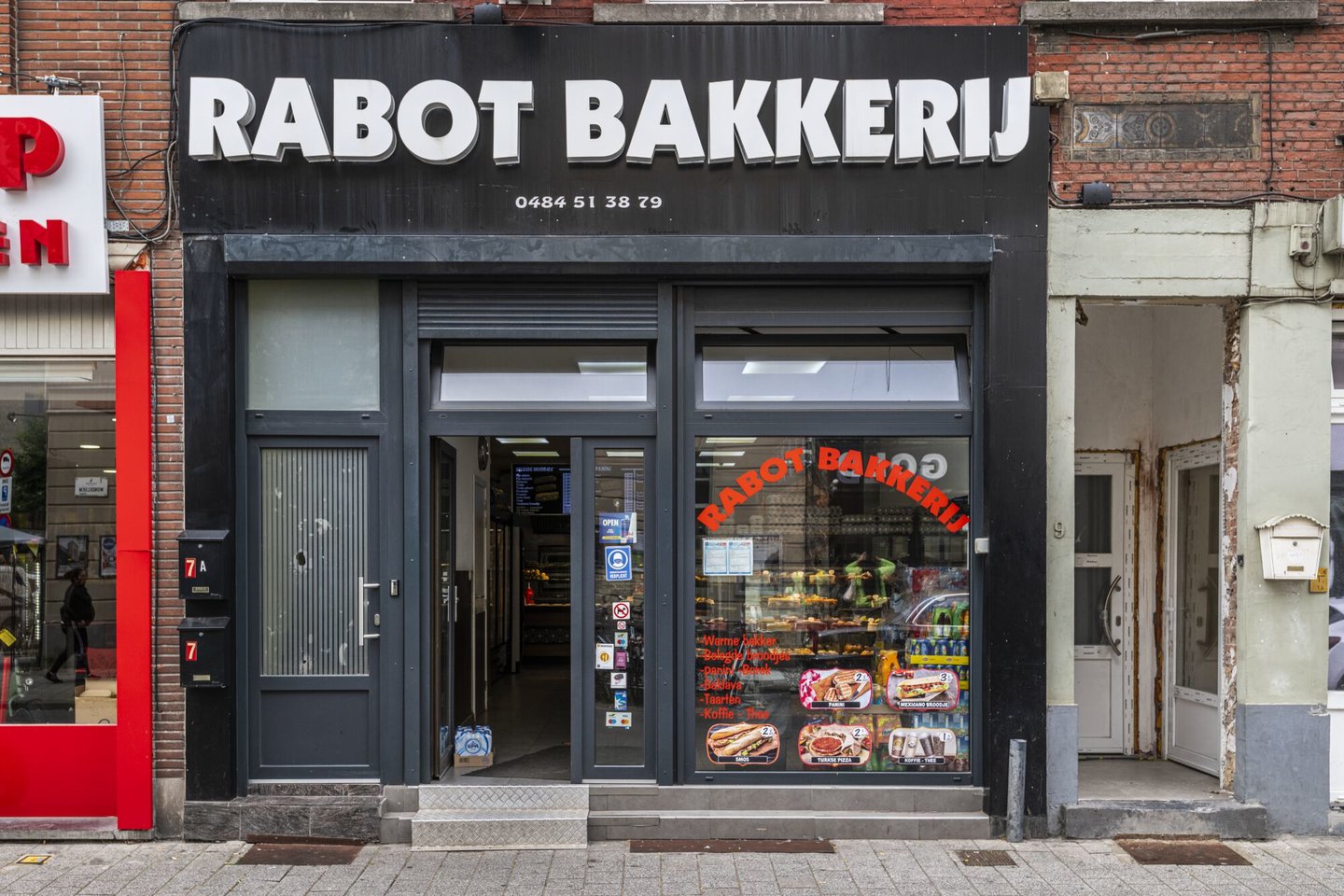 Etalage van bakkerij Rabot in Gent