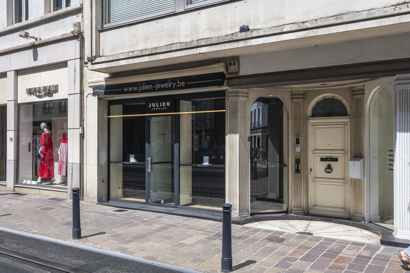 Etalage van juwelier Julien-Jewelry in Gent