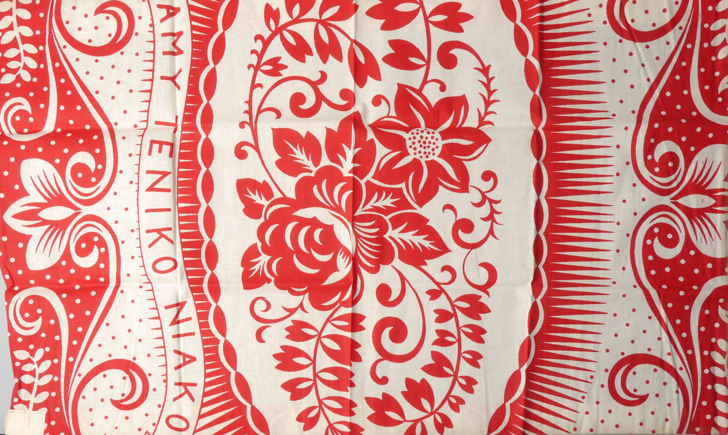 Bedrukte textielstaal geproduceerd door TAE in Destelbergen