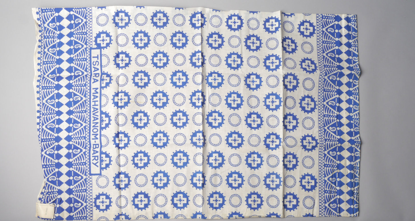 Bedrukte textielstaal geproduceerd door TAE in Destelbergen