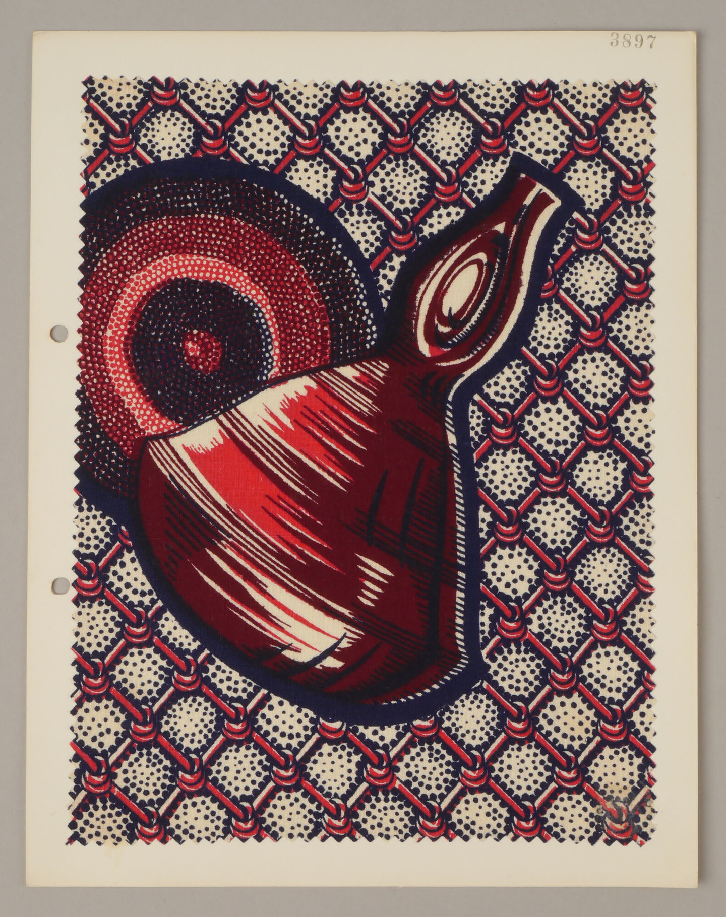 Bedrukte textielstaal geproduceerd door TAE in Destelbergen