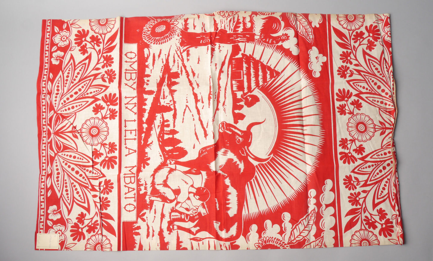 Bedrukte textielstaal geproduceerd door TAE in Destelbergen