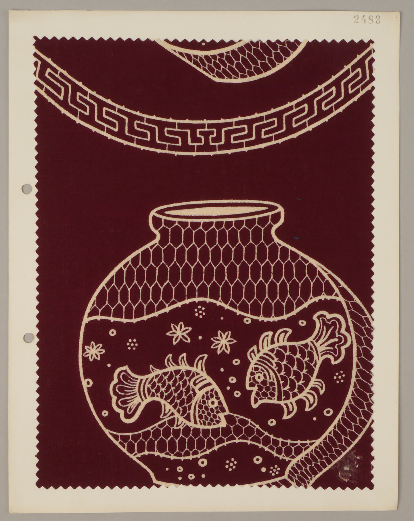 Bedrukte textielstaal geproduceerd door TAE in Destelbergen