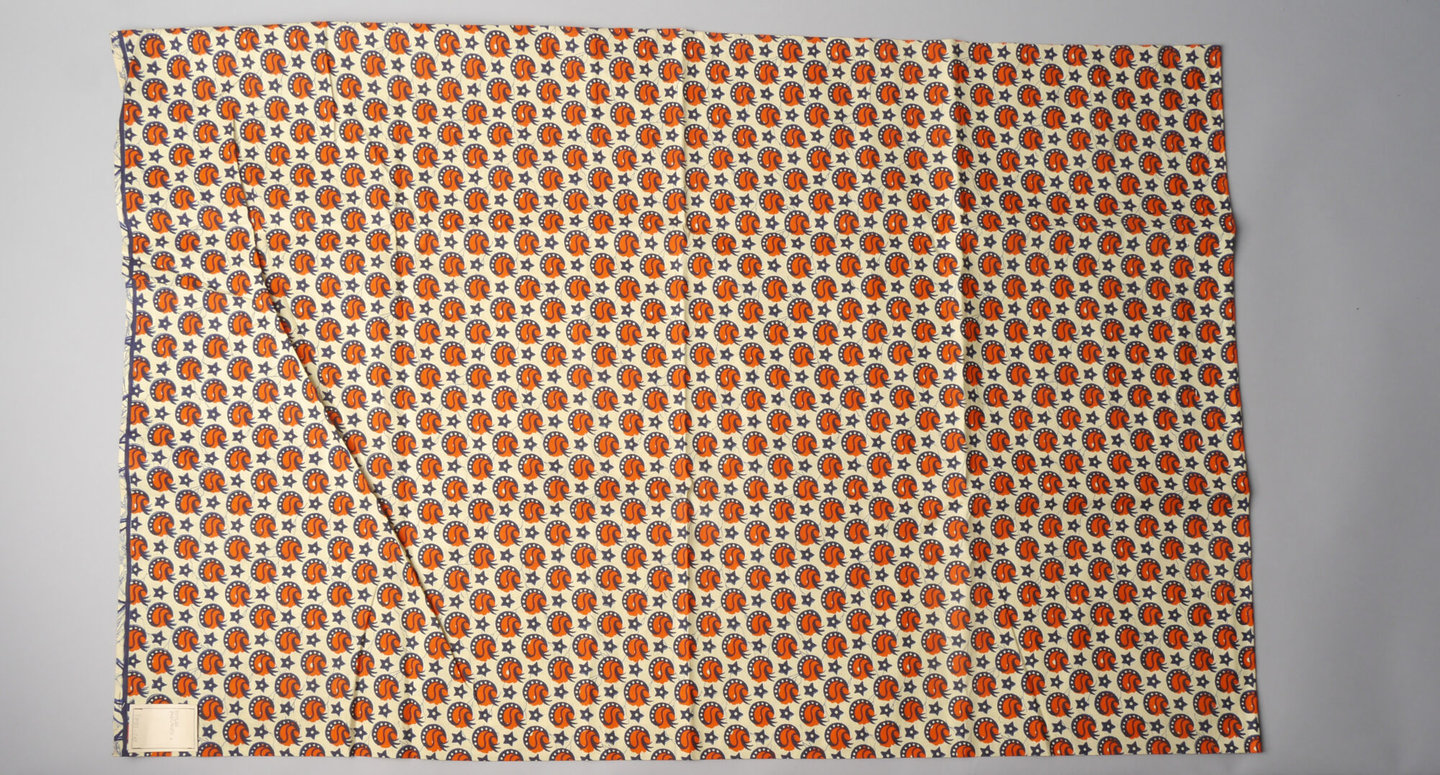 Bedrukte textielstaal geproduceerd door TAE in Destelbergen