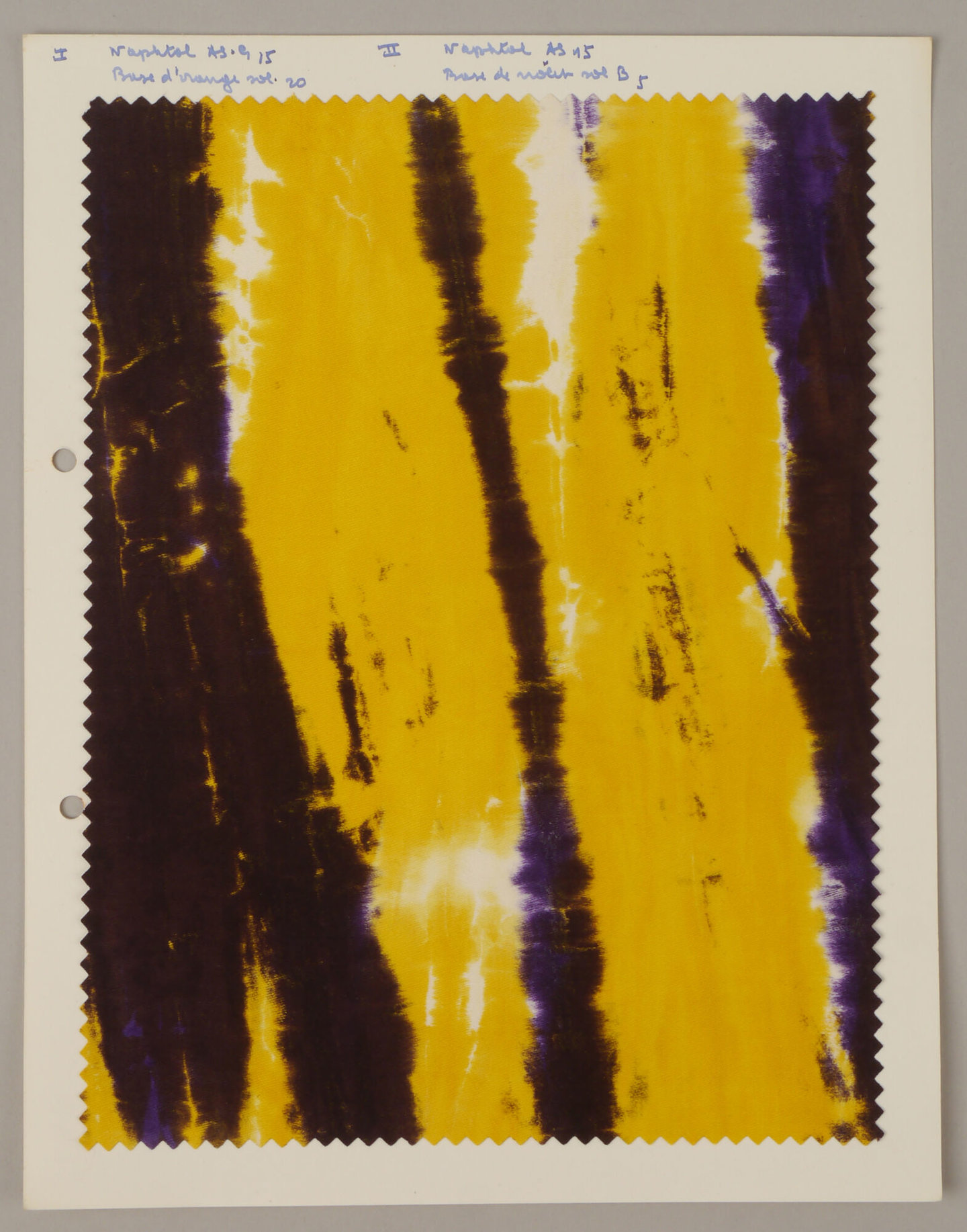 Bedrukte textielstaal geproduceerd door TAE in Destelbergen