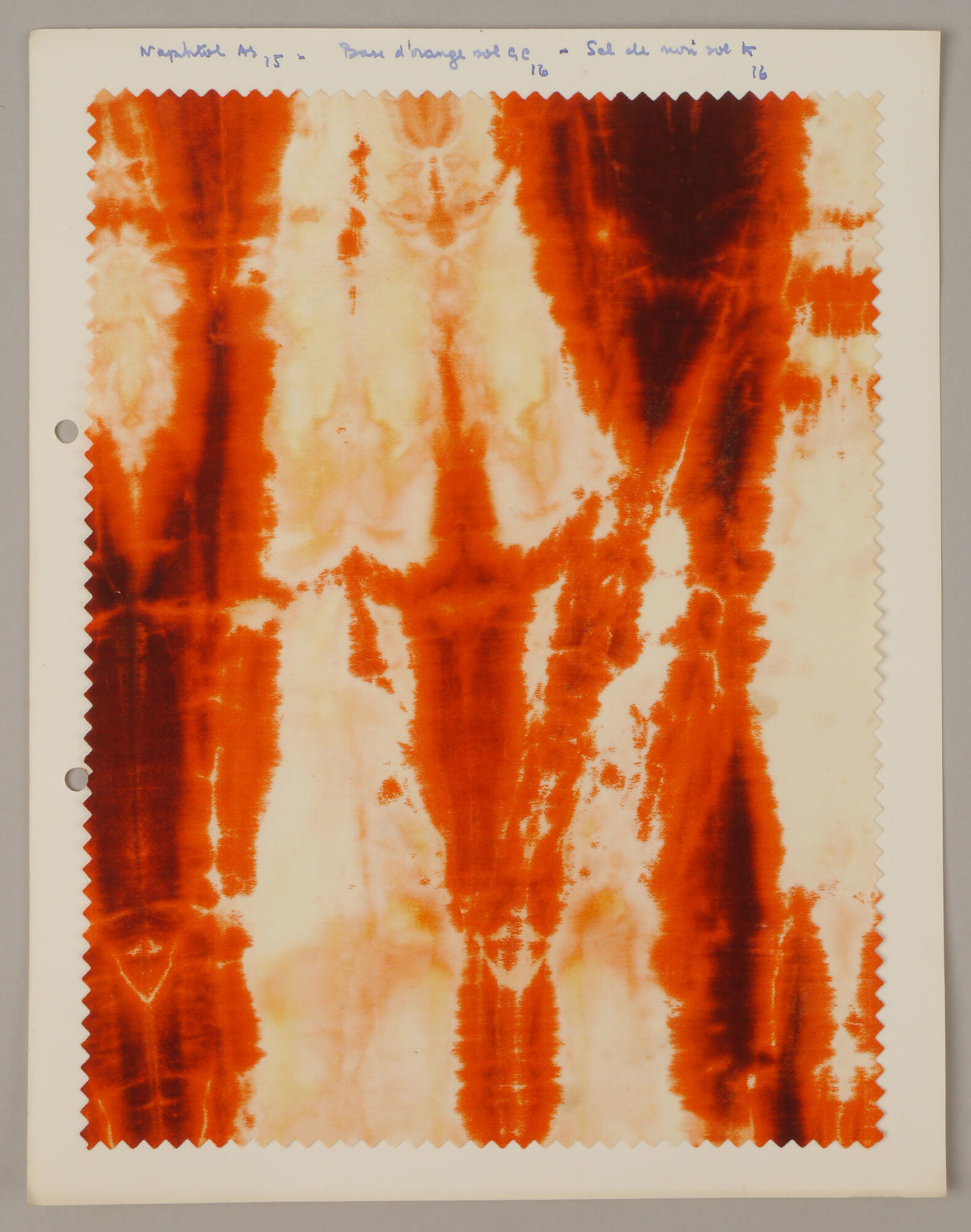 Bedrukte textielstaal geproduceerd door TAE in Destelbergen