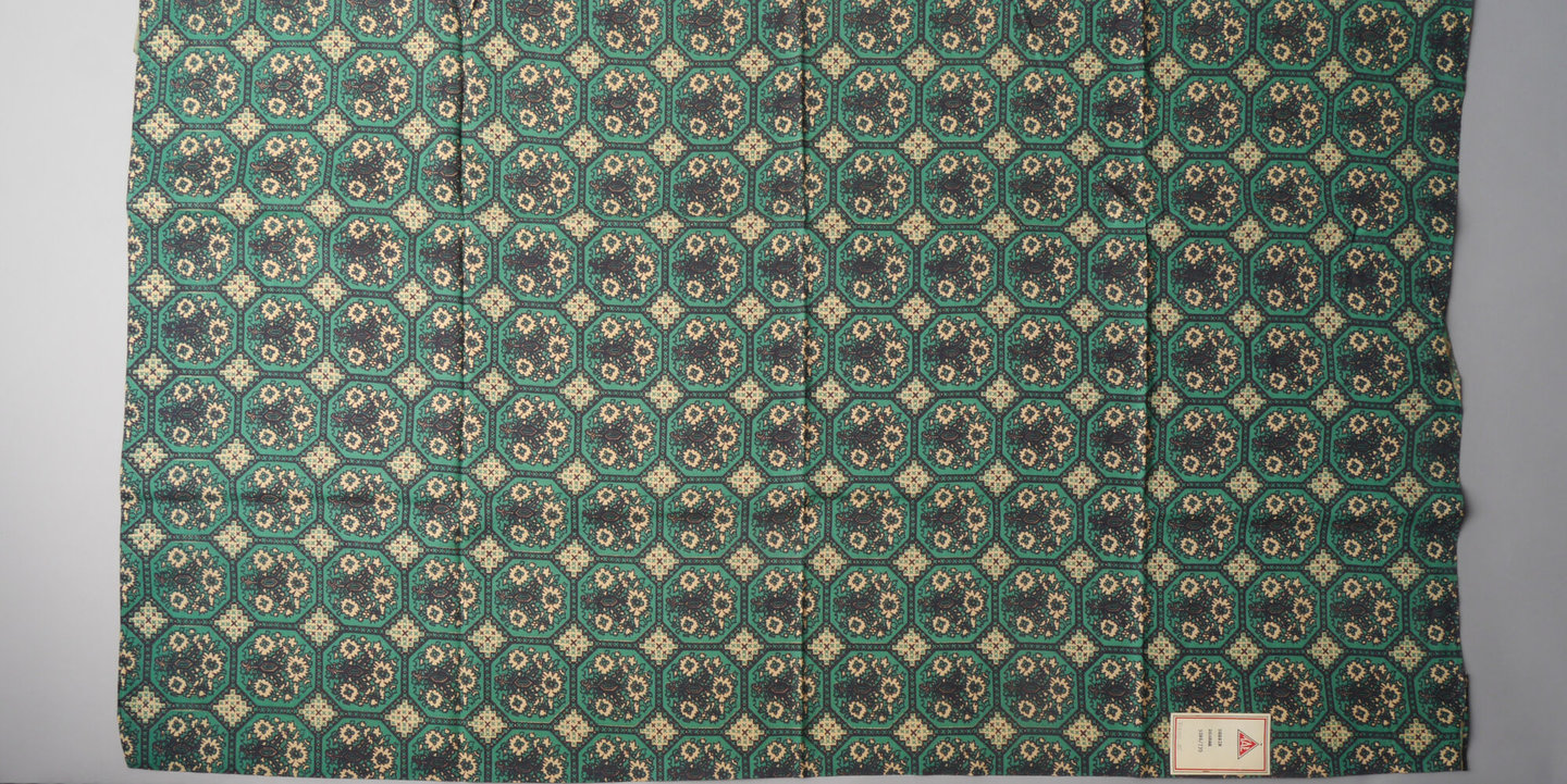 Bedrukte textielstaal geproduceerd door TAE in Destelbergen