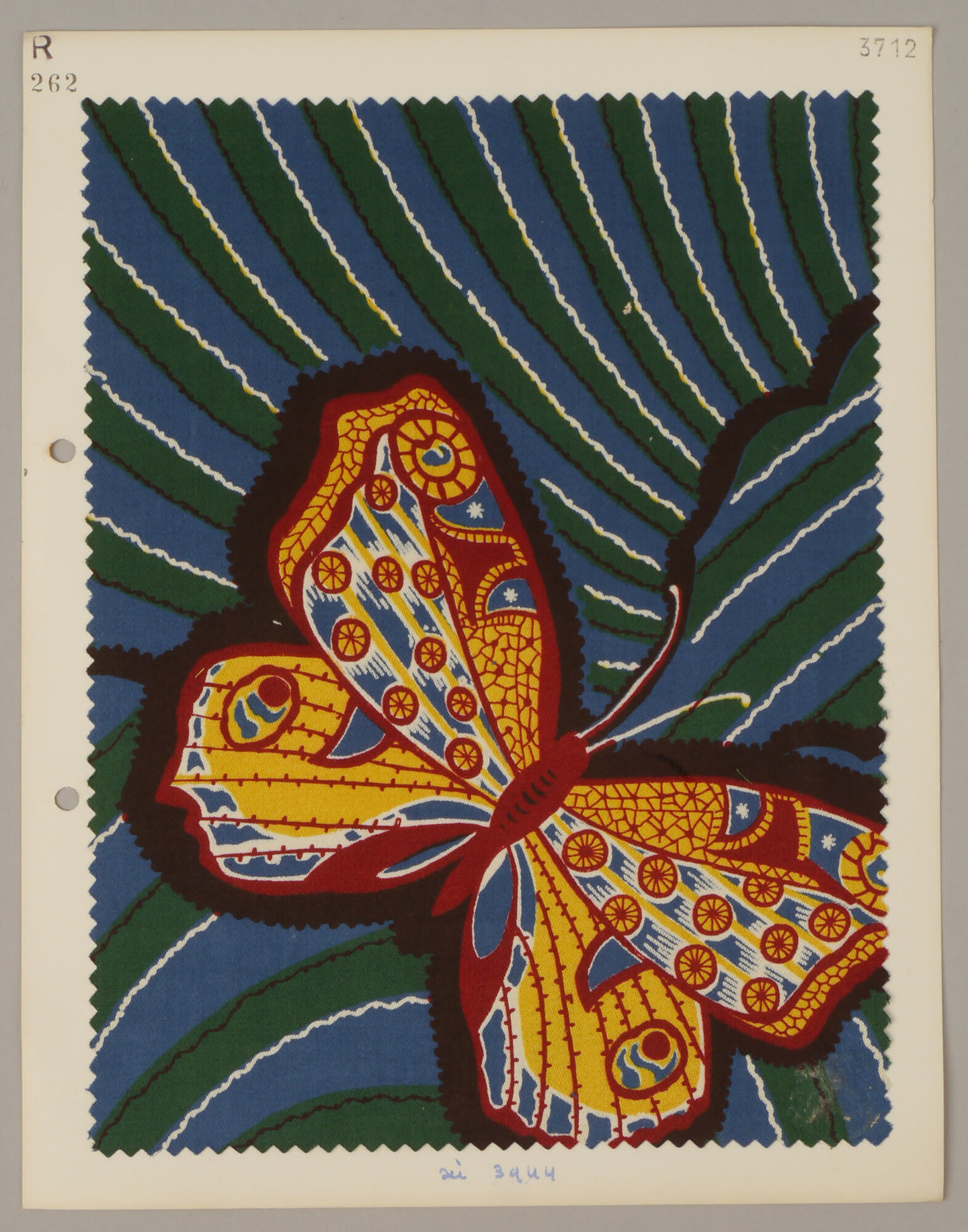 Bedrukte textielstaal geproduceerd door TAE in Destelbergen