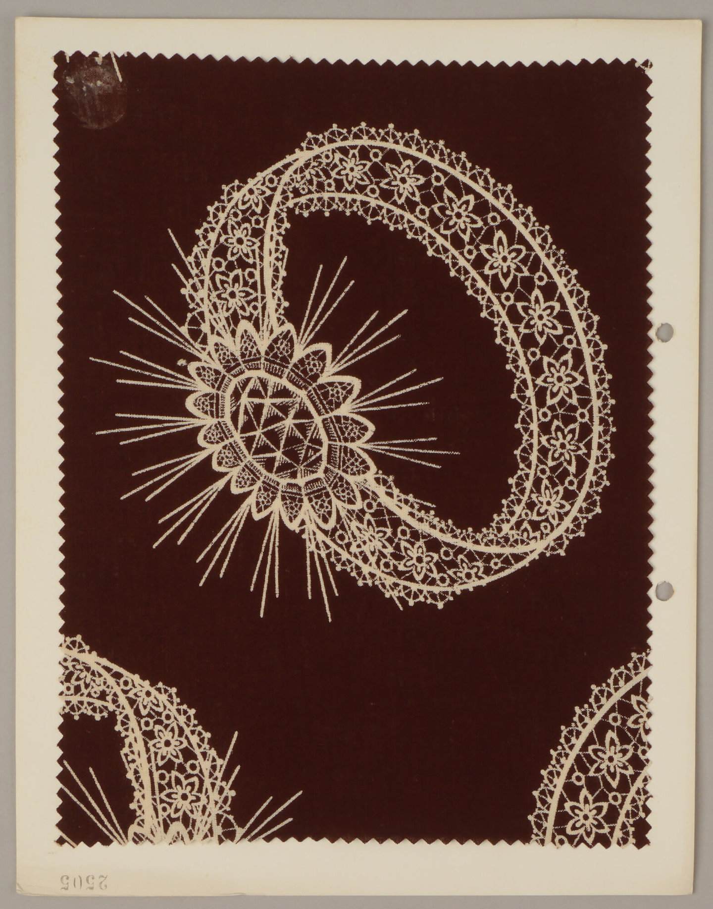 Bedrukte textielstaal geproduceerd door TAE in Destelbergen