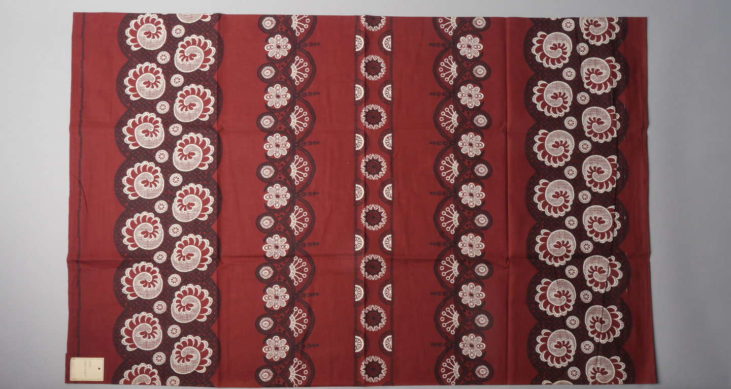 Bedrukte textielstaal geproduceerd door TAE in Destelbergen