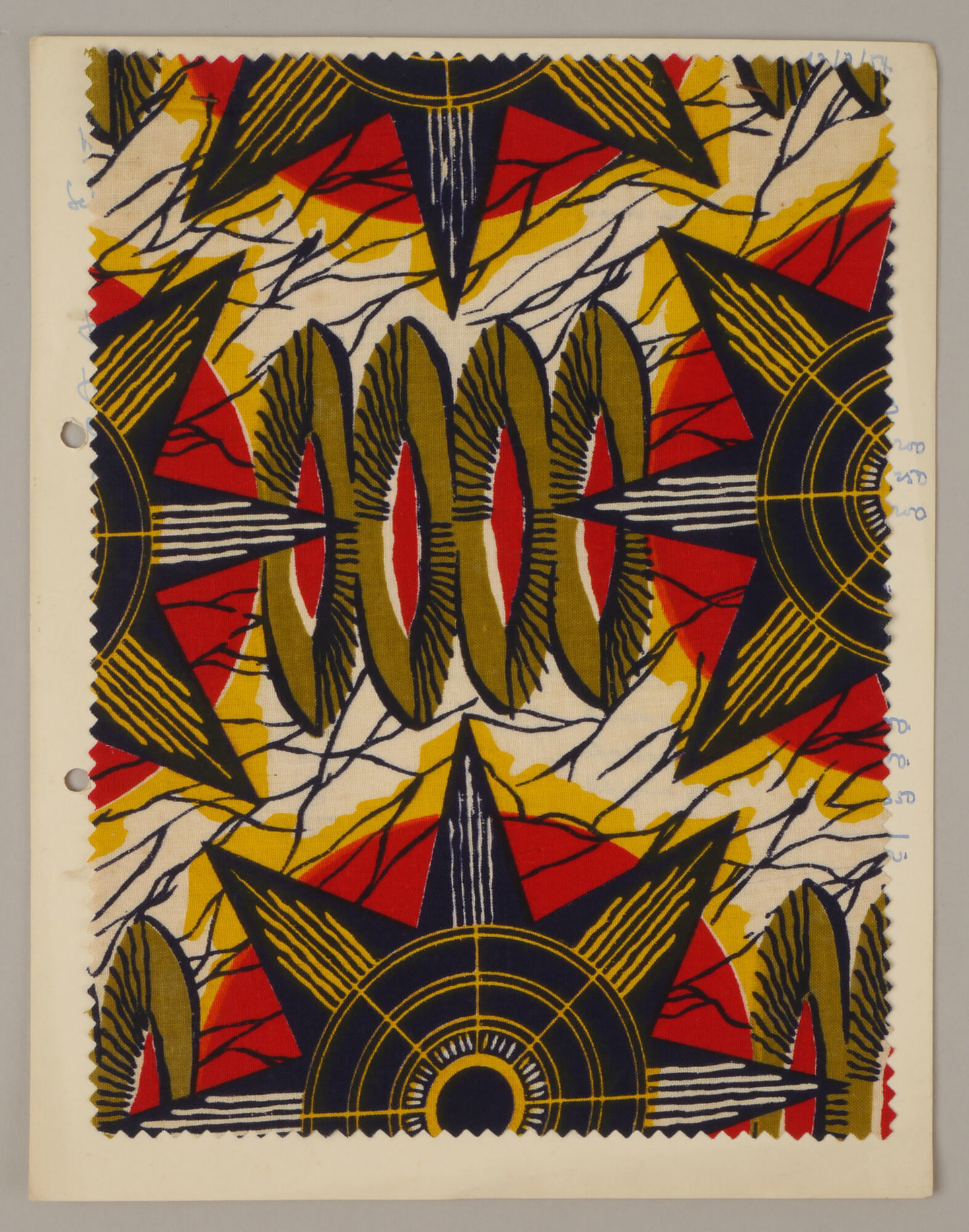 Bedrukte textielstaal geproduceerd door TAE in Destelbergen