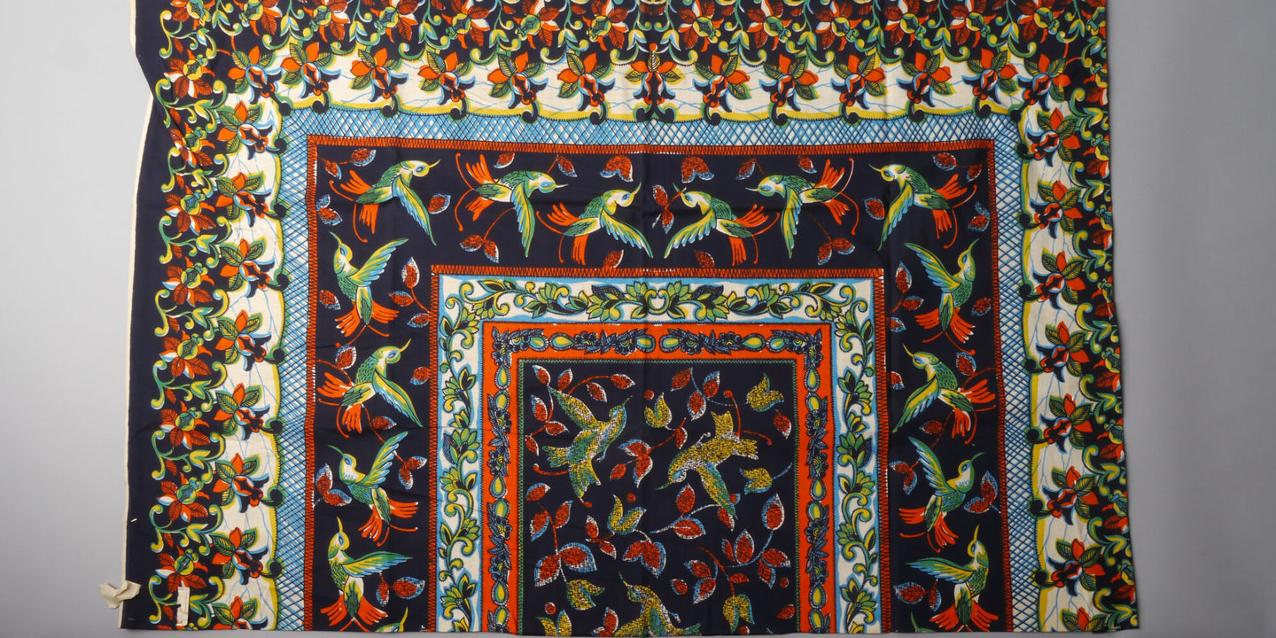 Bedrukte textielstaal geproduceerd door TAE in Destelbergen