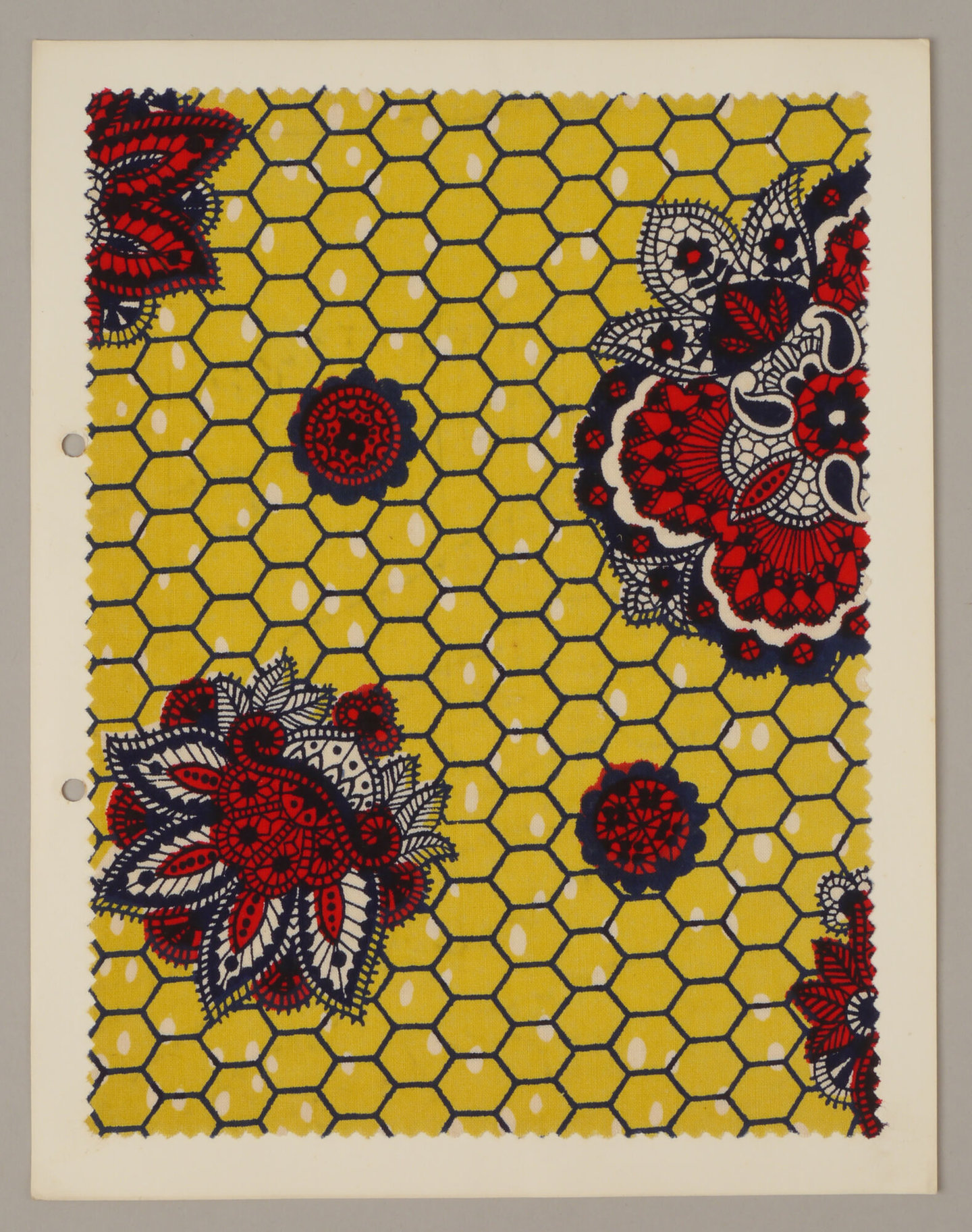 Bedrukte textielstaal geproduceerd door TAE in Destelbergen