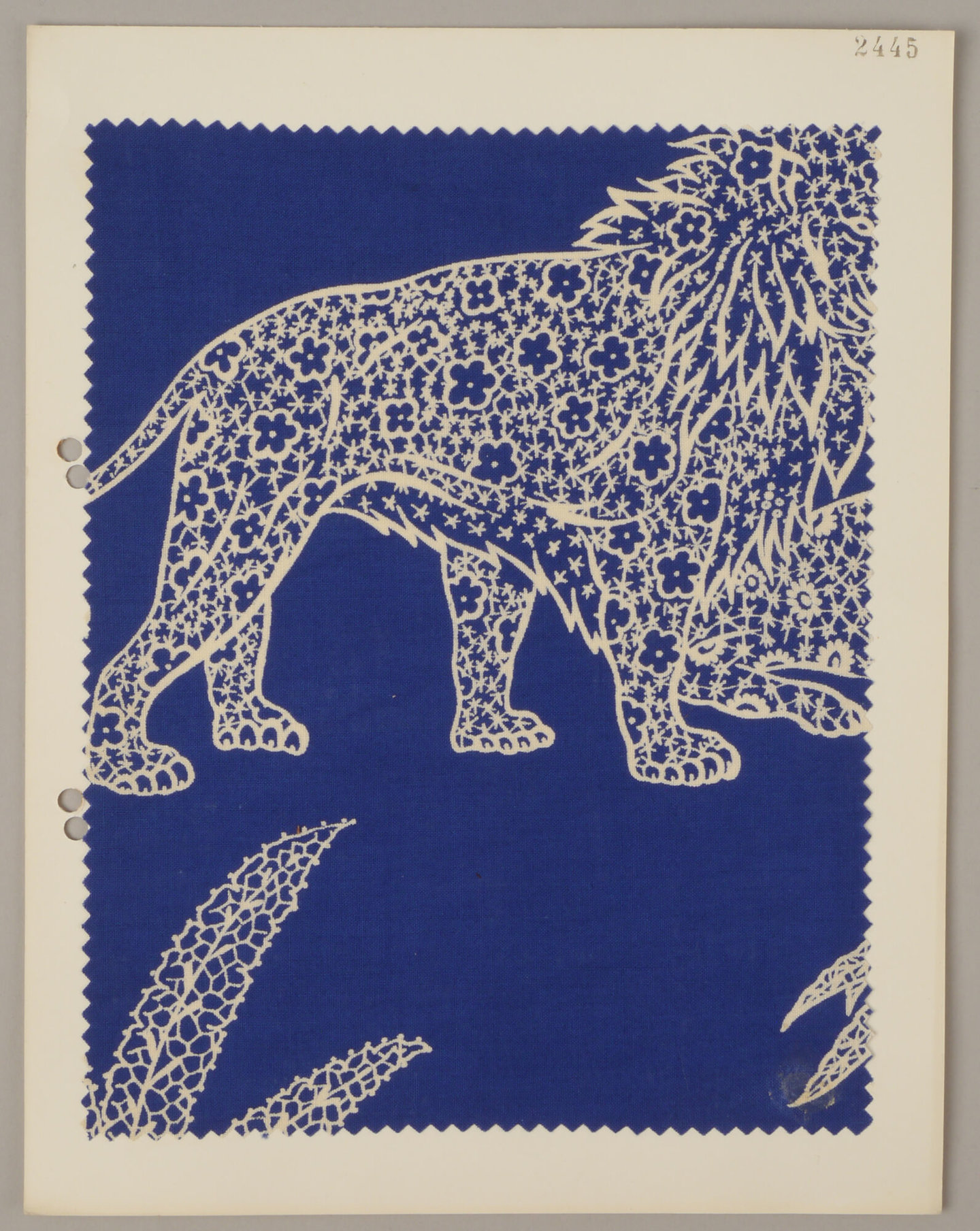 Bedrukte textielstaal geproduceerd door TAE in Destelbergen