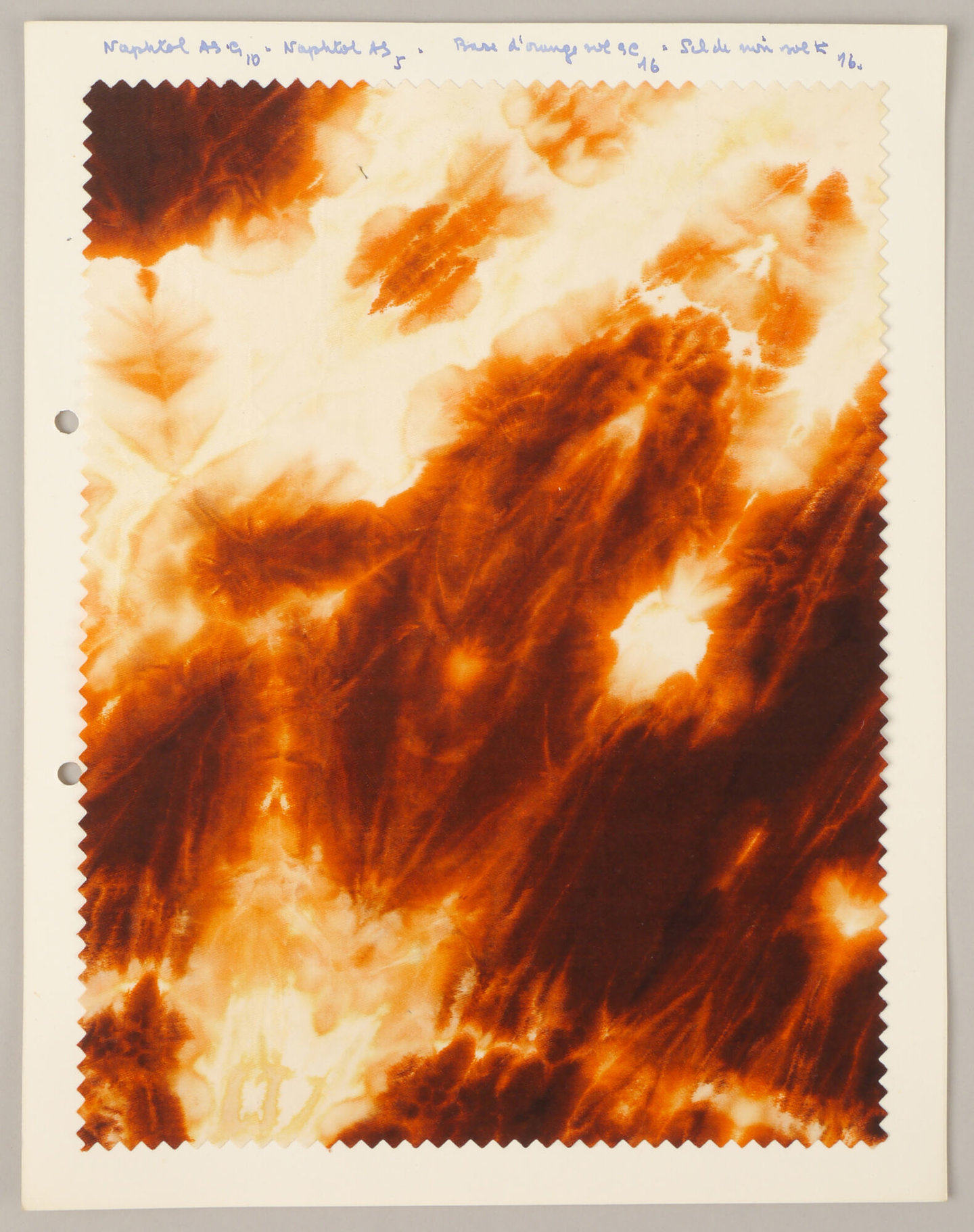 Bedrukte textielstaal geproduceerd door TAE in Destelbergen