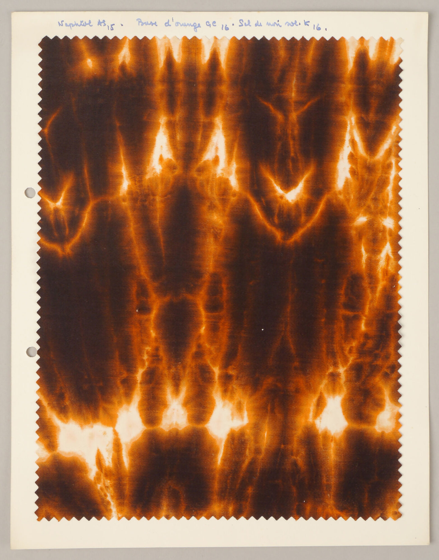 Bedrukte textielstaal geproduceerd door TAE in Destelbergen